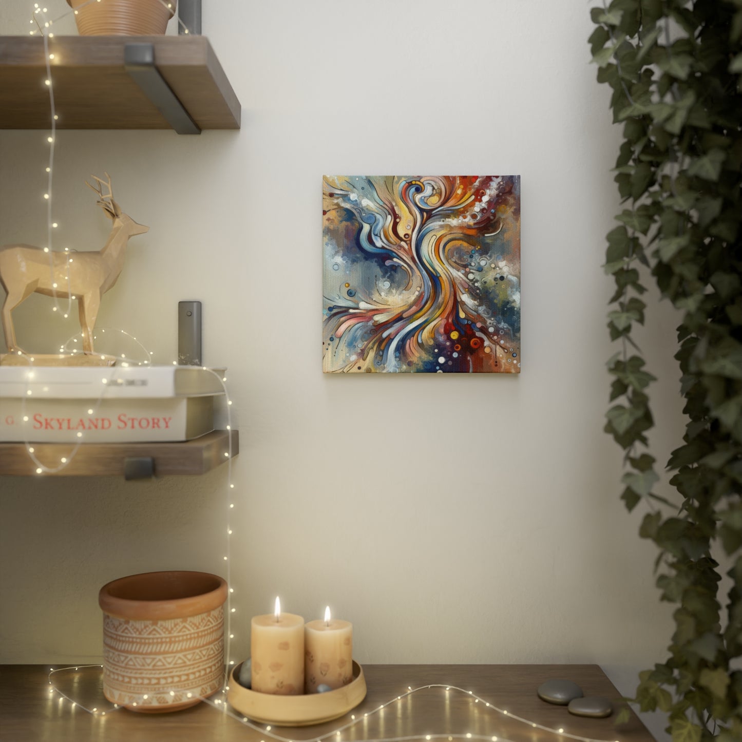 Mindfulness Motion Divine Canvas Photo Tile