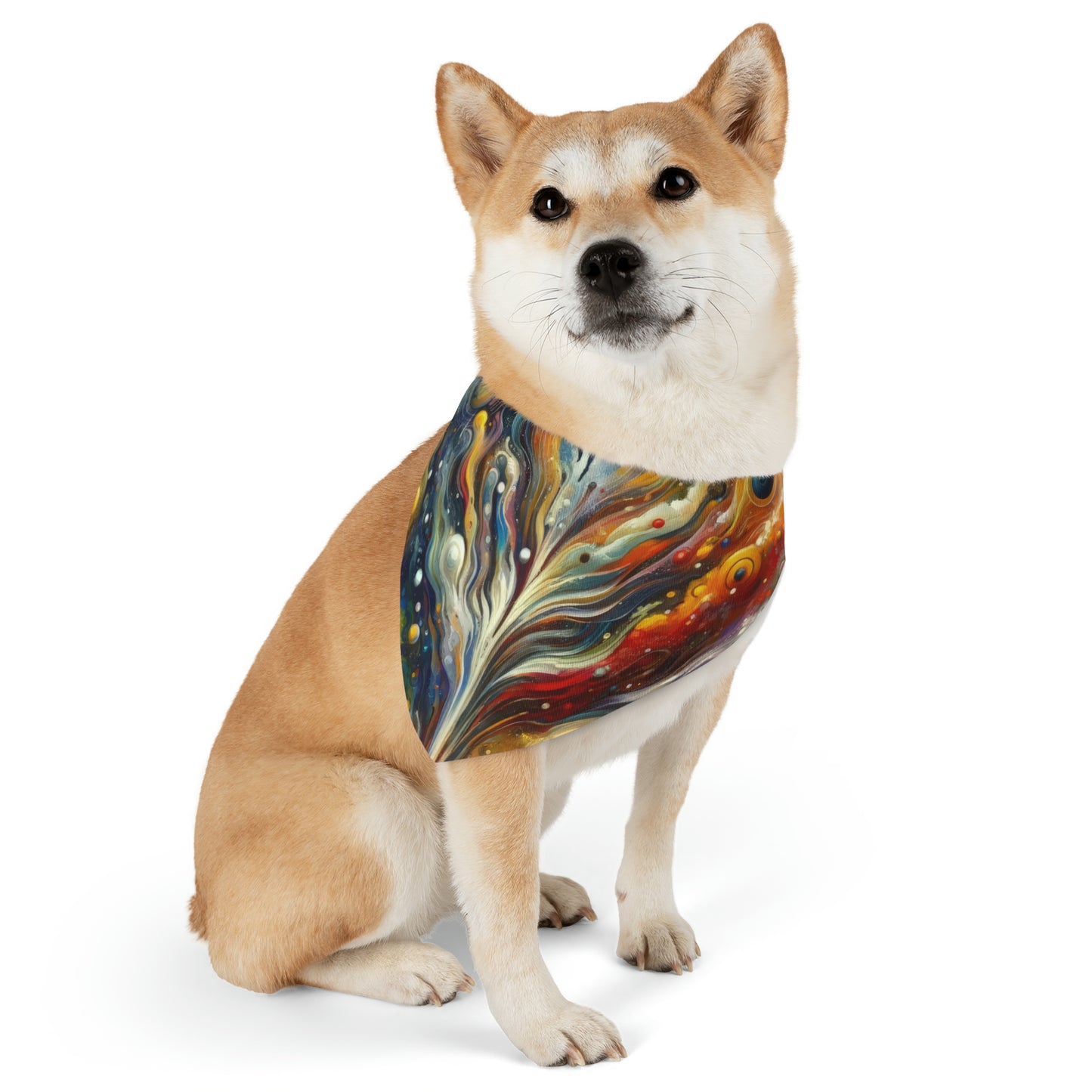 Cosmic Vision Tree Pet Bandana Collar