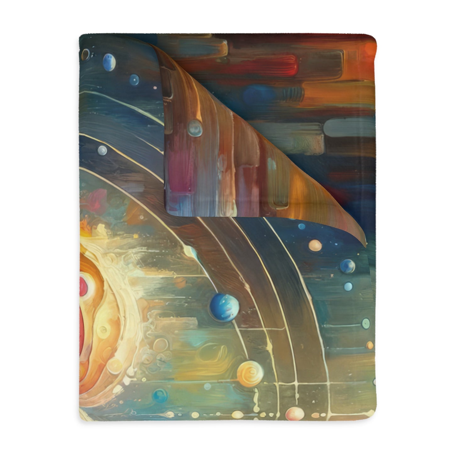 Unified Heart Reflections Velveteen Microfiber Blanket (Two-sided print)