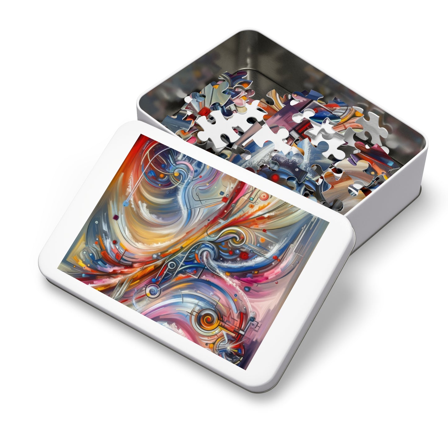 Interconnectivity Tachism Dynamics Jigsaw Puzzle (30, 110, 252, 500,1000-Piece)