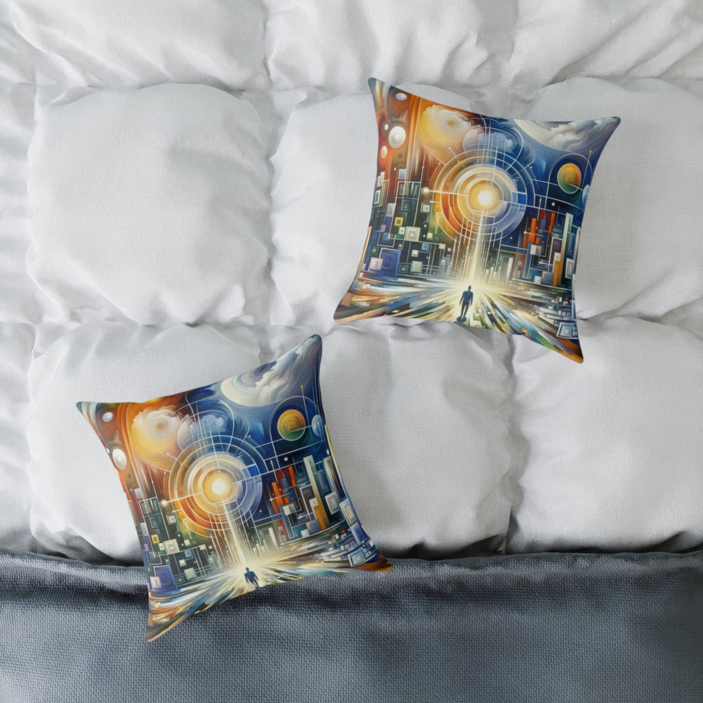 Mindful Megabyte Convergence Spun Polyester Pillow