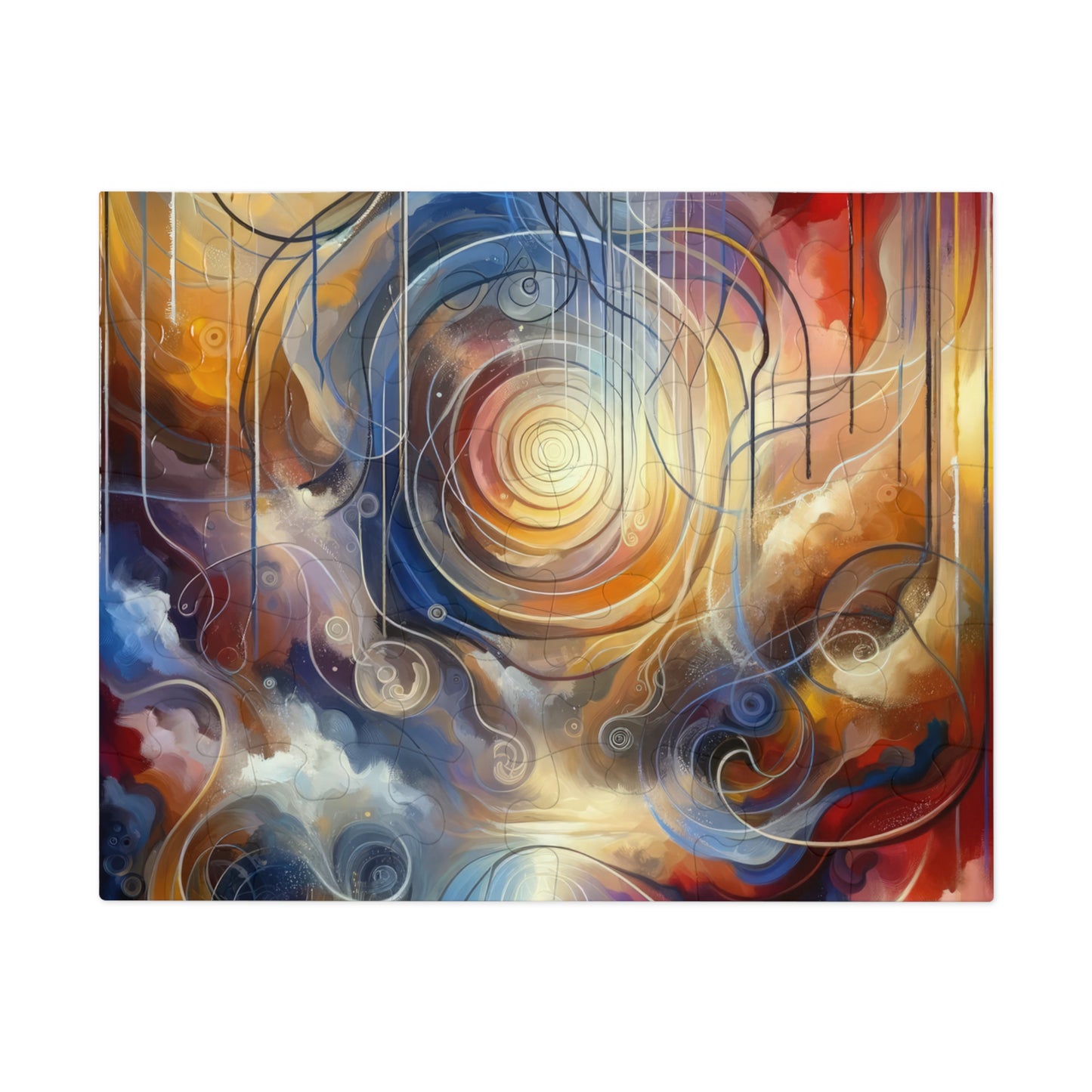Presence Anchored Tachism Jigsaw Puzzle (30, 110, 252, 500,1000-Piece)