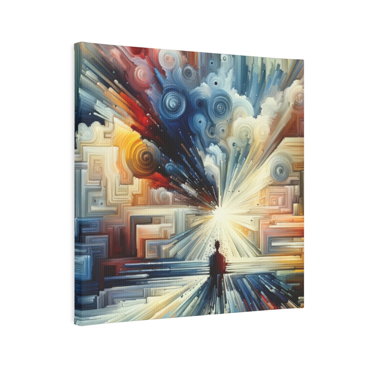 Memory Labyrinth Focus Canvas Photo Tile