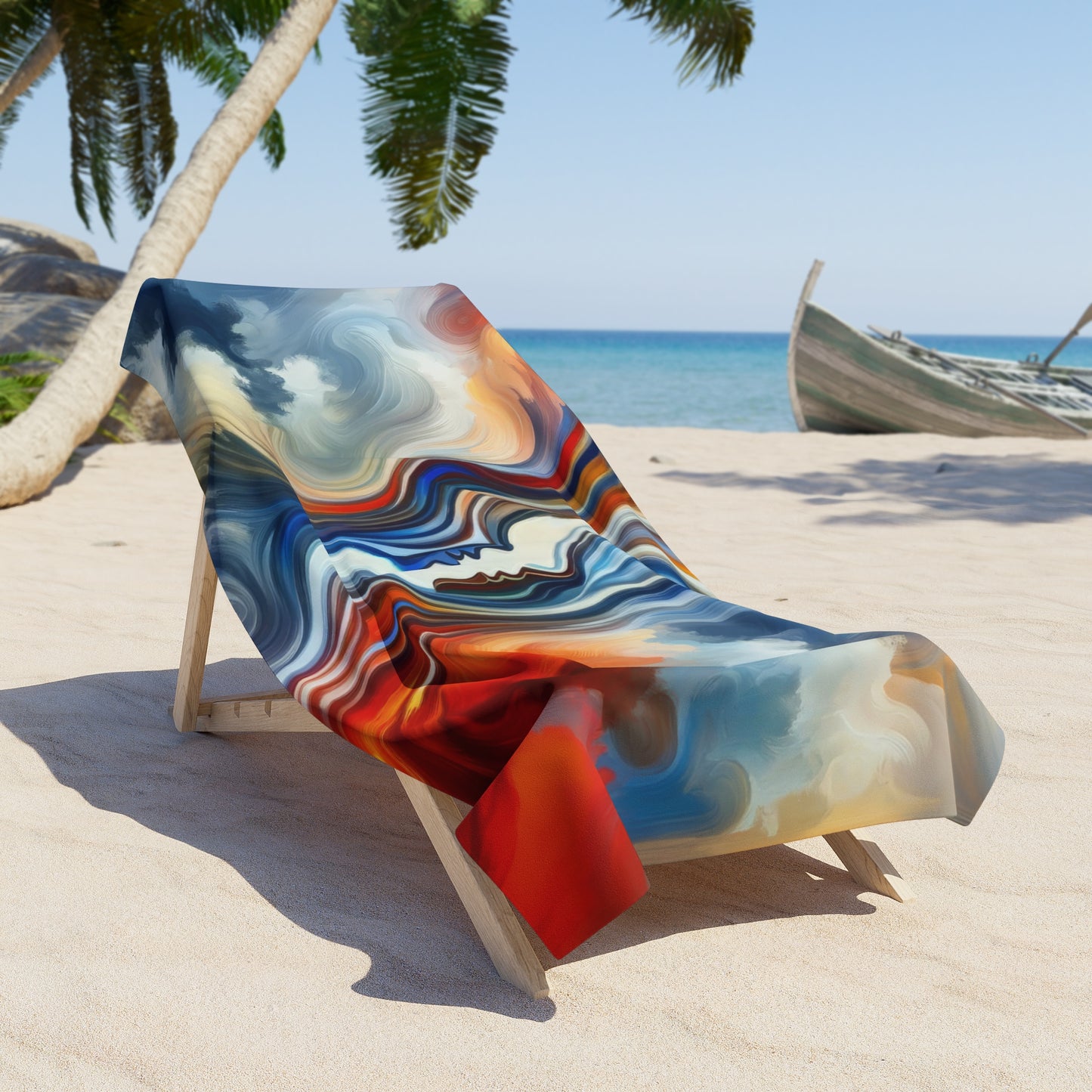 Convergent Abstract Unity Beach Towel