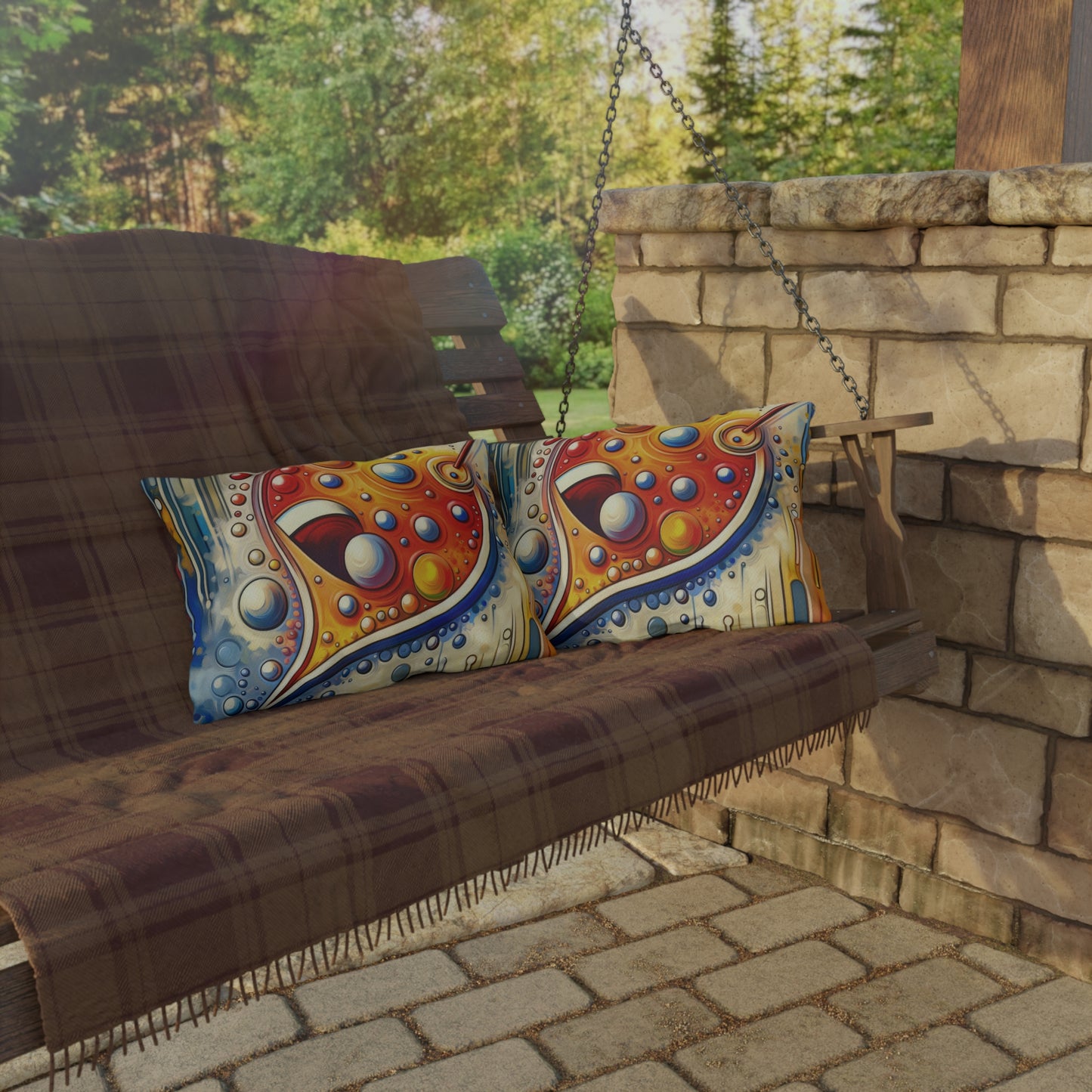 Humorous Dialogue Gateway Outdoor Pillows