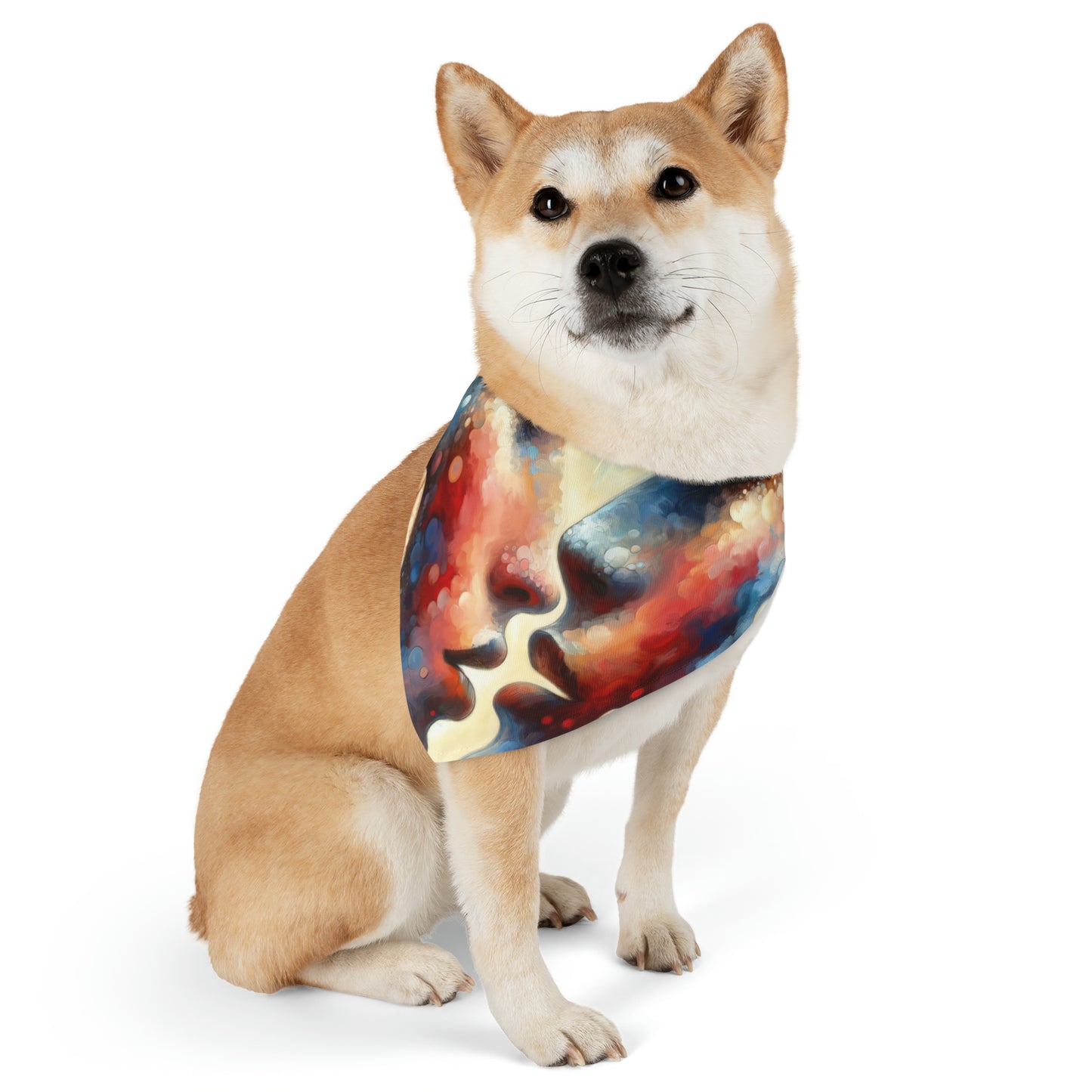 Dialogue Trust Tachism Pet Bandana Collar
