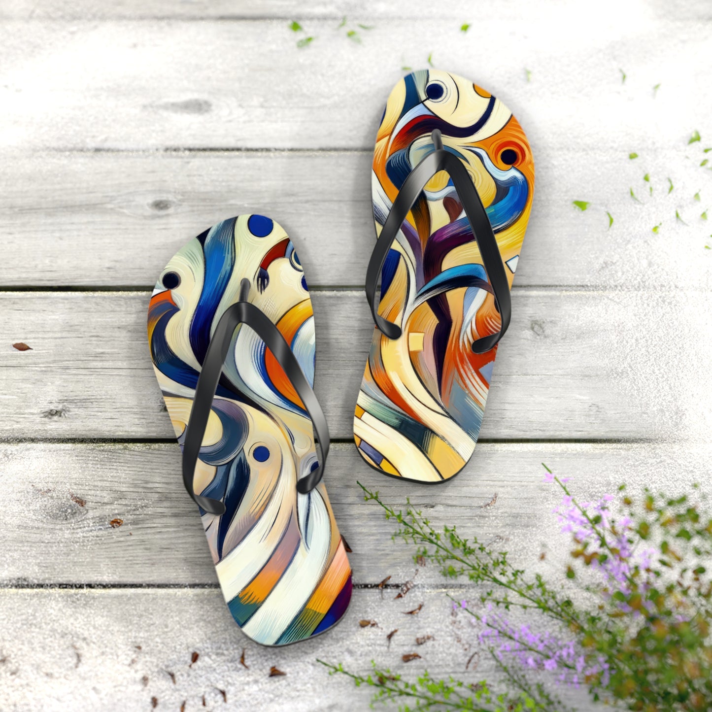 Wisdom Dance Inquiry Flip Flops