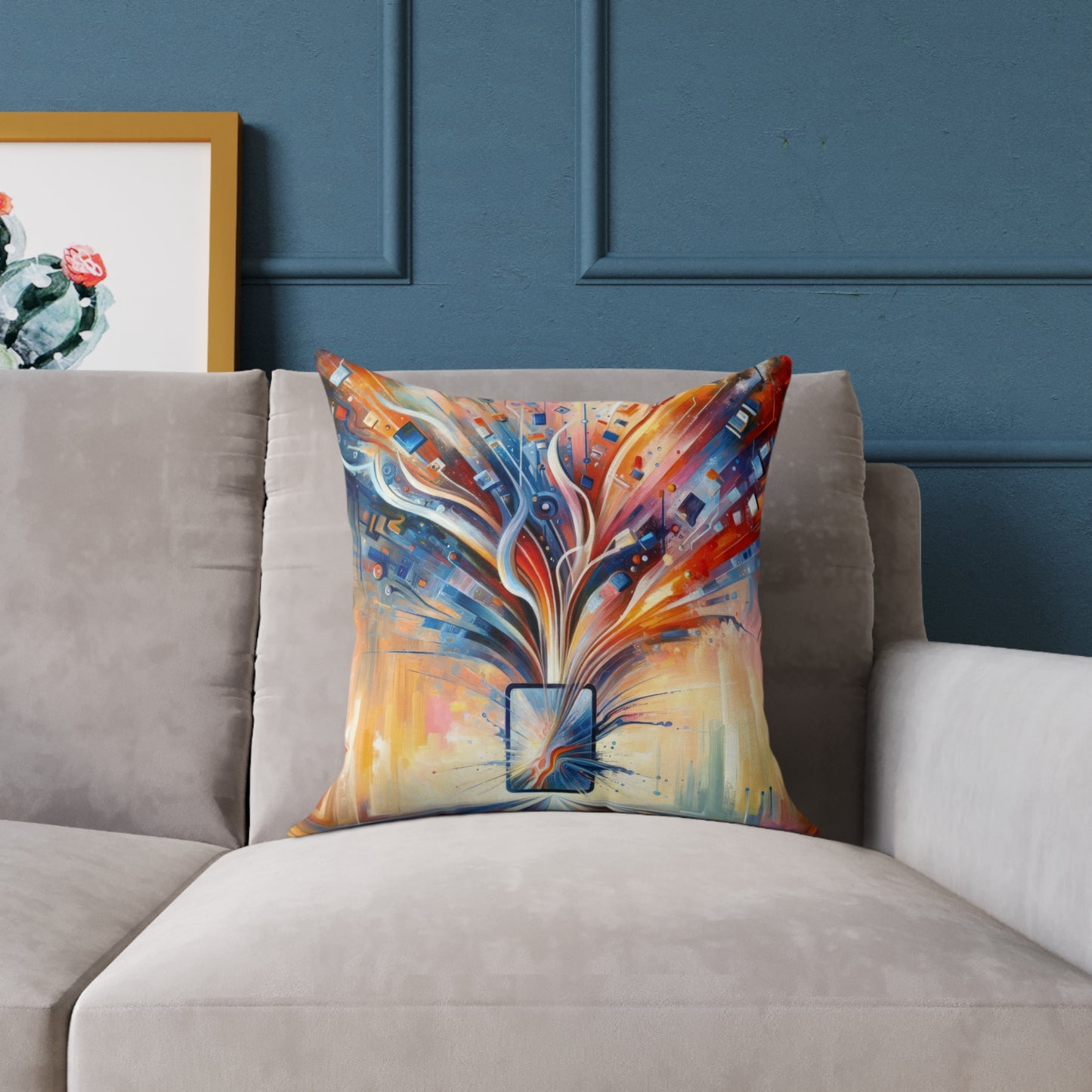 Empowerment Through Technology Spun Polyester Pillow