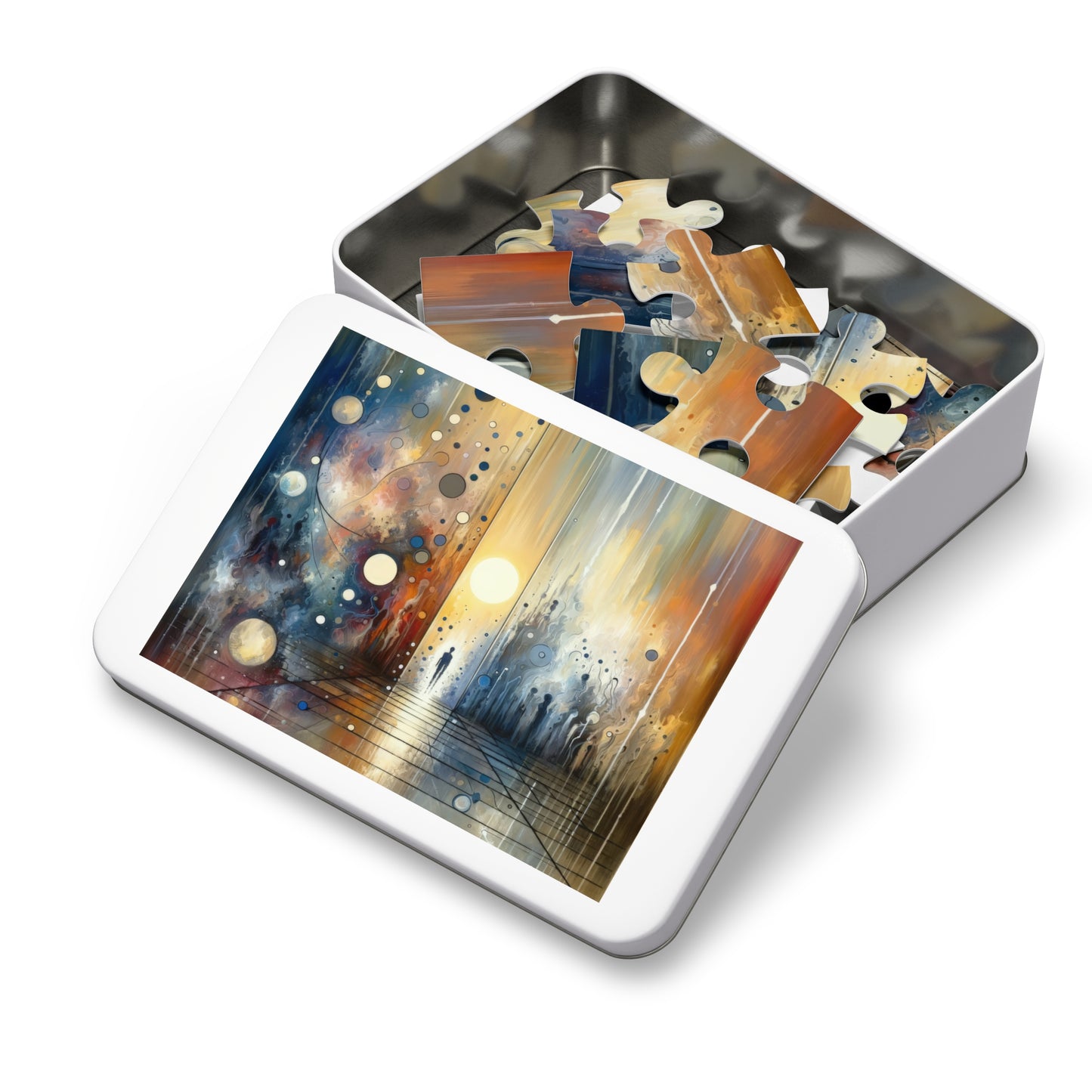 Stillness Transition Abstract Jigsaw Puzzle (30, 110, 252, 500,1000-Piece)