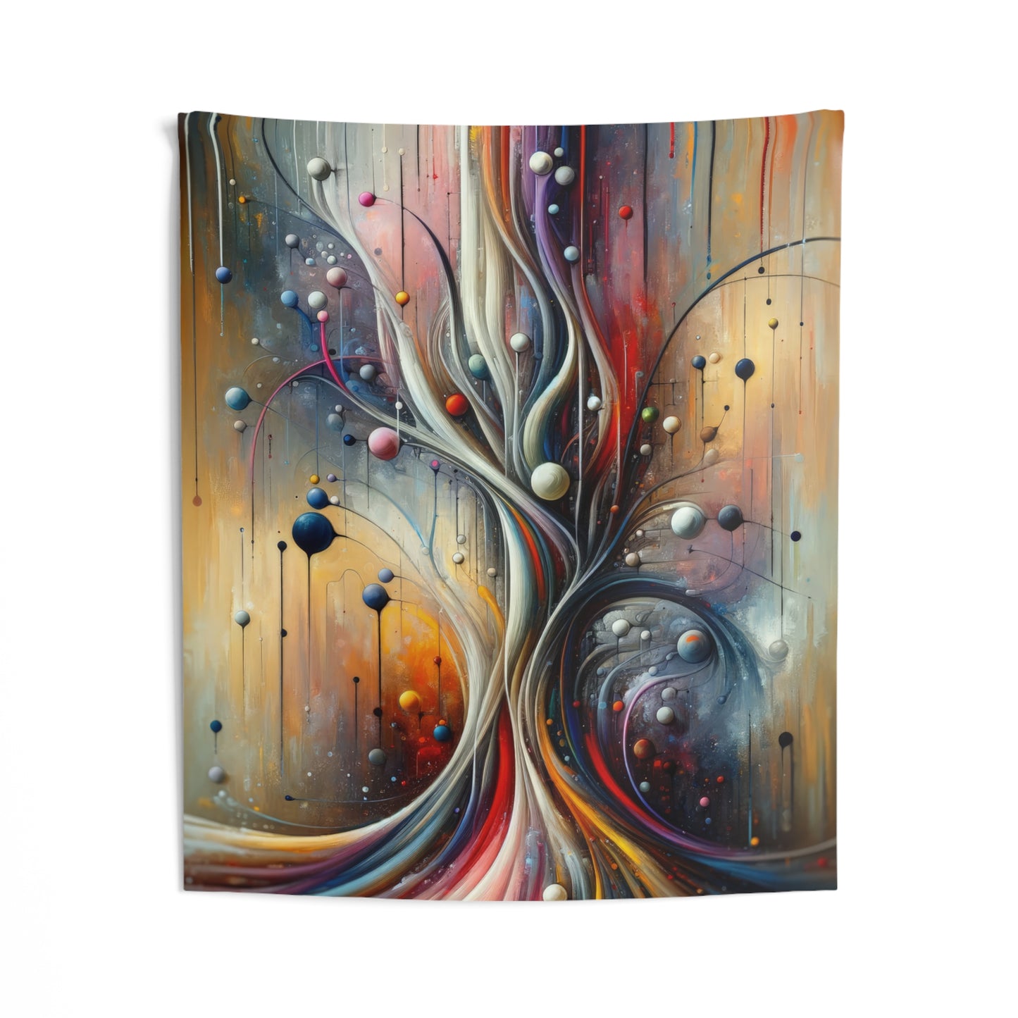 Invisible Threads Influence Indoor Wall Tapestries