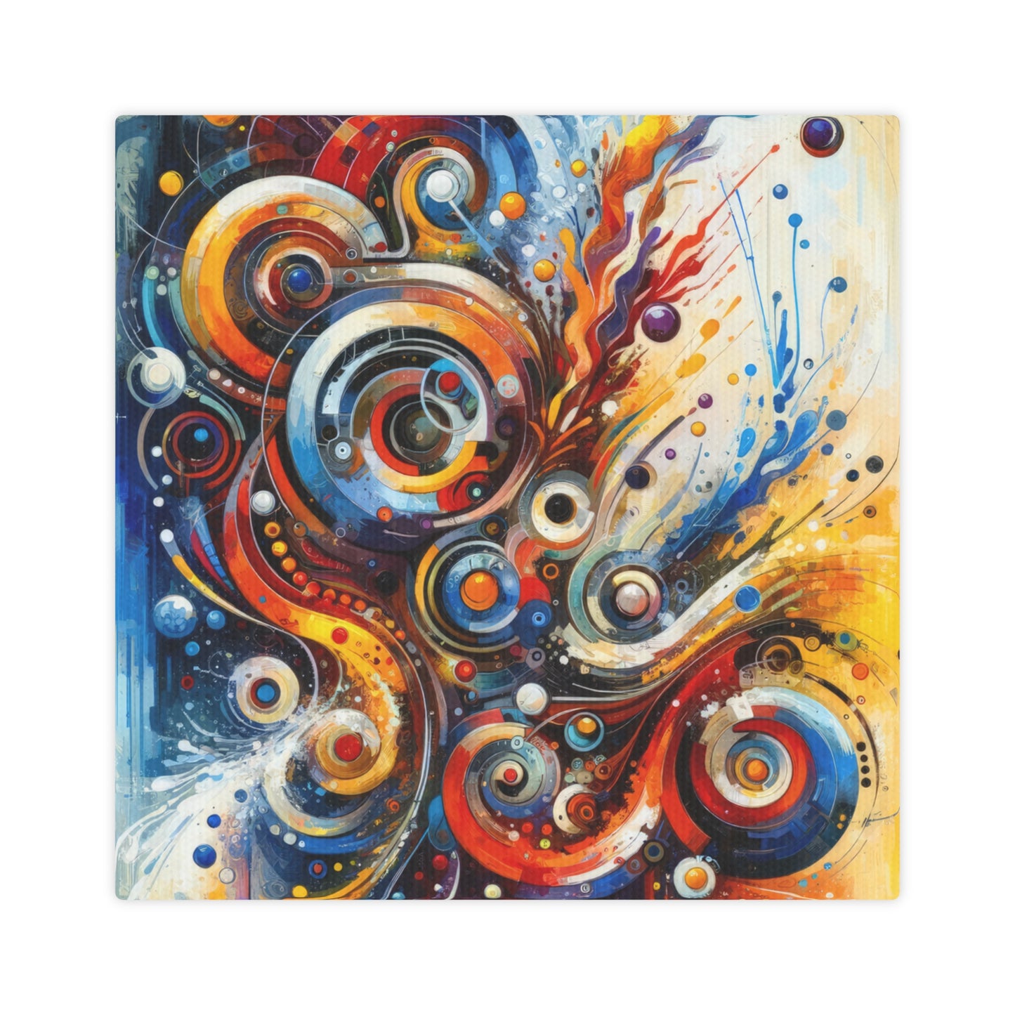 Harmonic Abstract Synergy Canvas Photo Tile