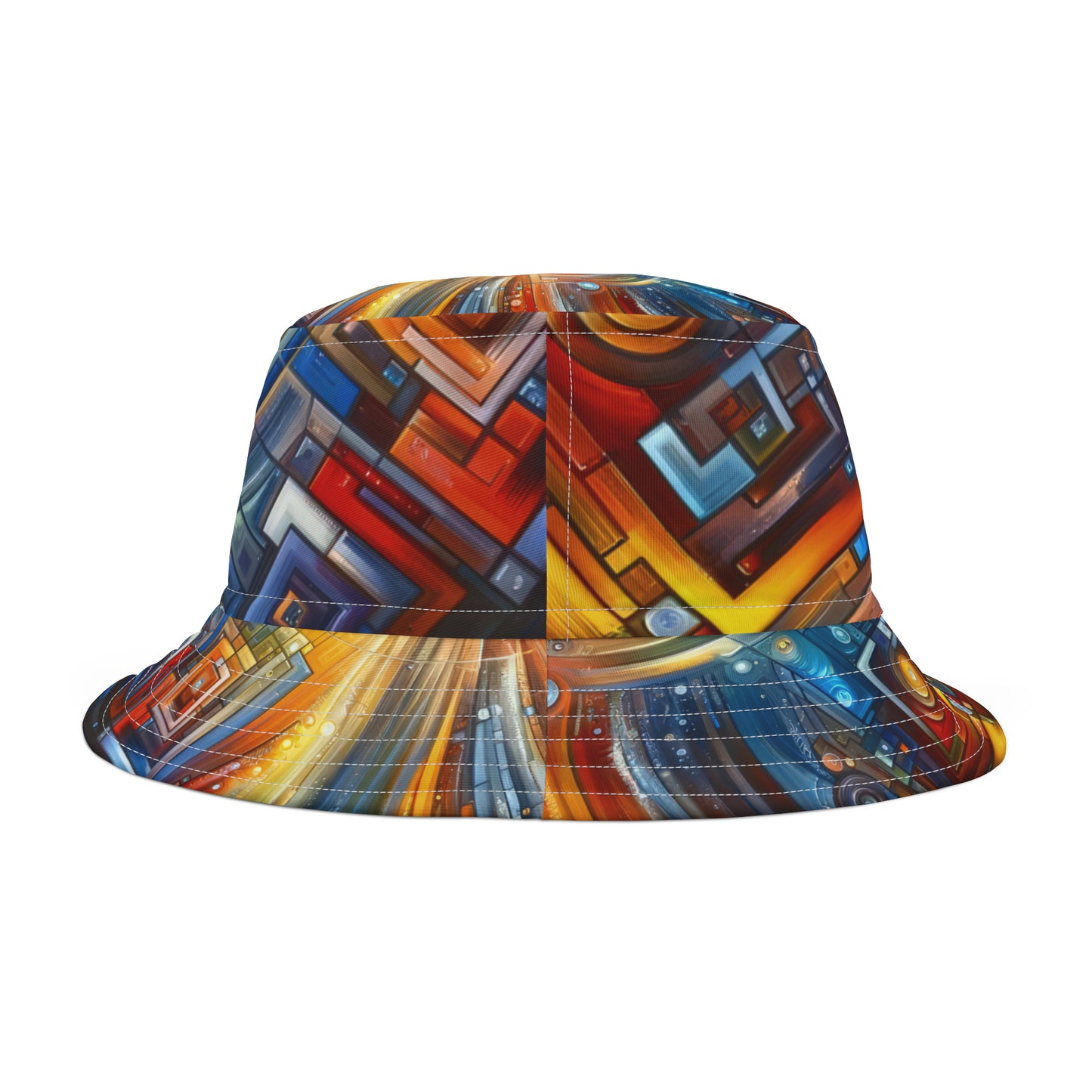 Digital Tachism Connectivity Bucket Hat (AOP)
