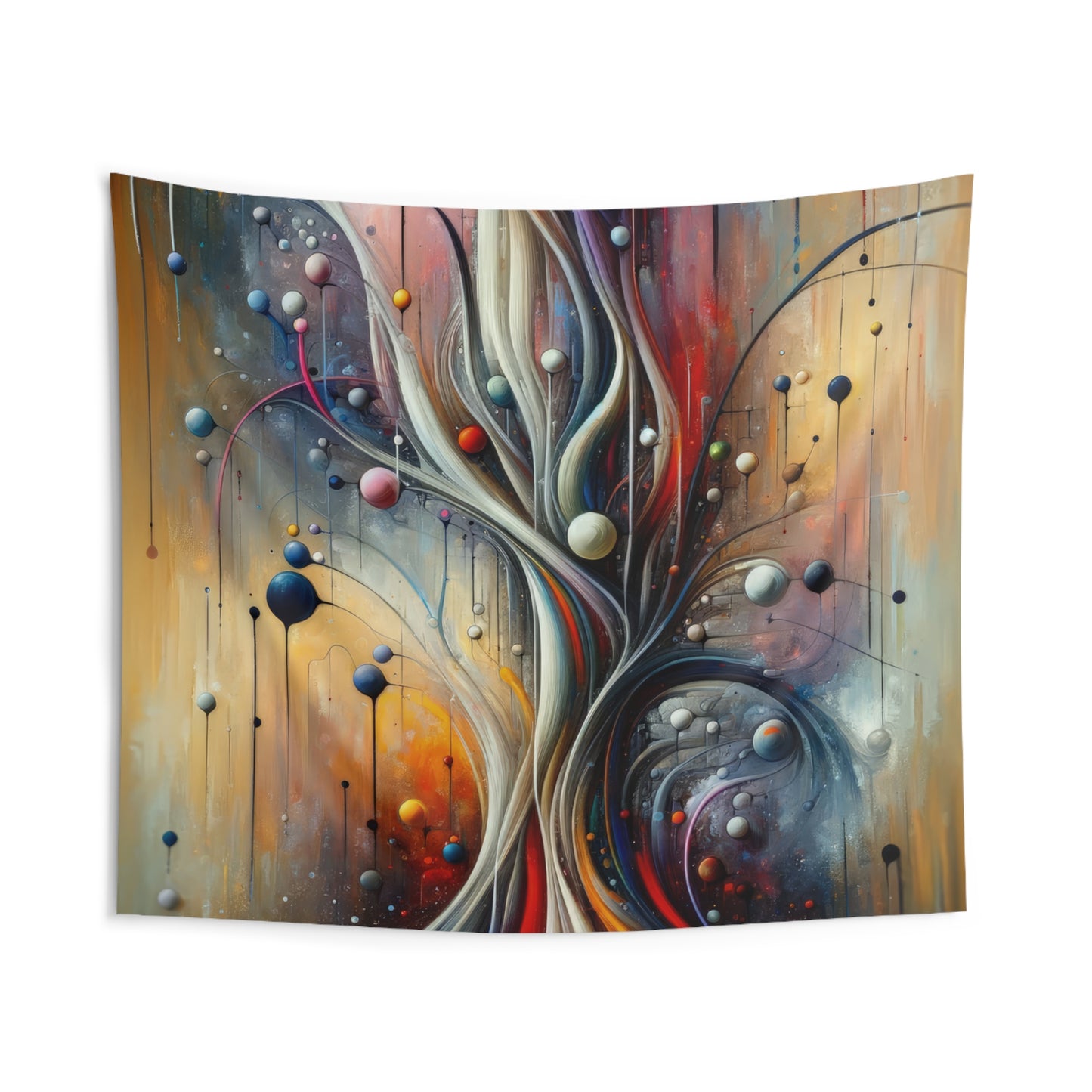 Invisible Threads Influence Indoor Wall Tapestries