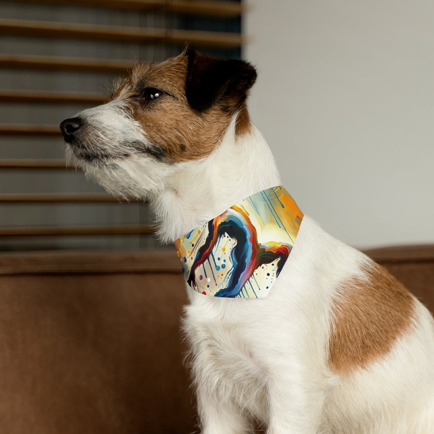 Expressive Dance Reflection Pet Bandana Collar