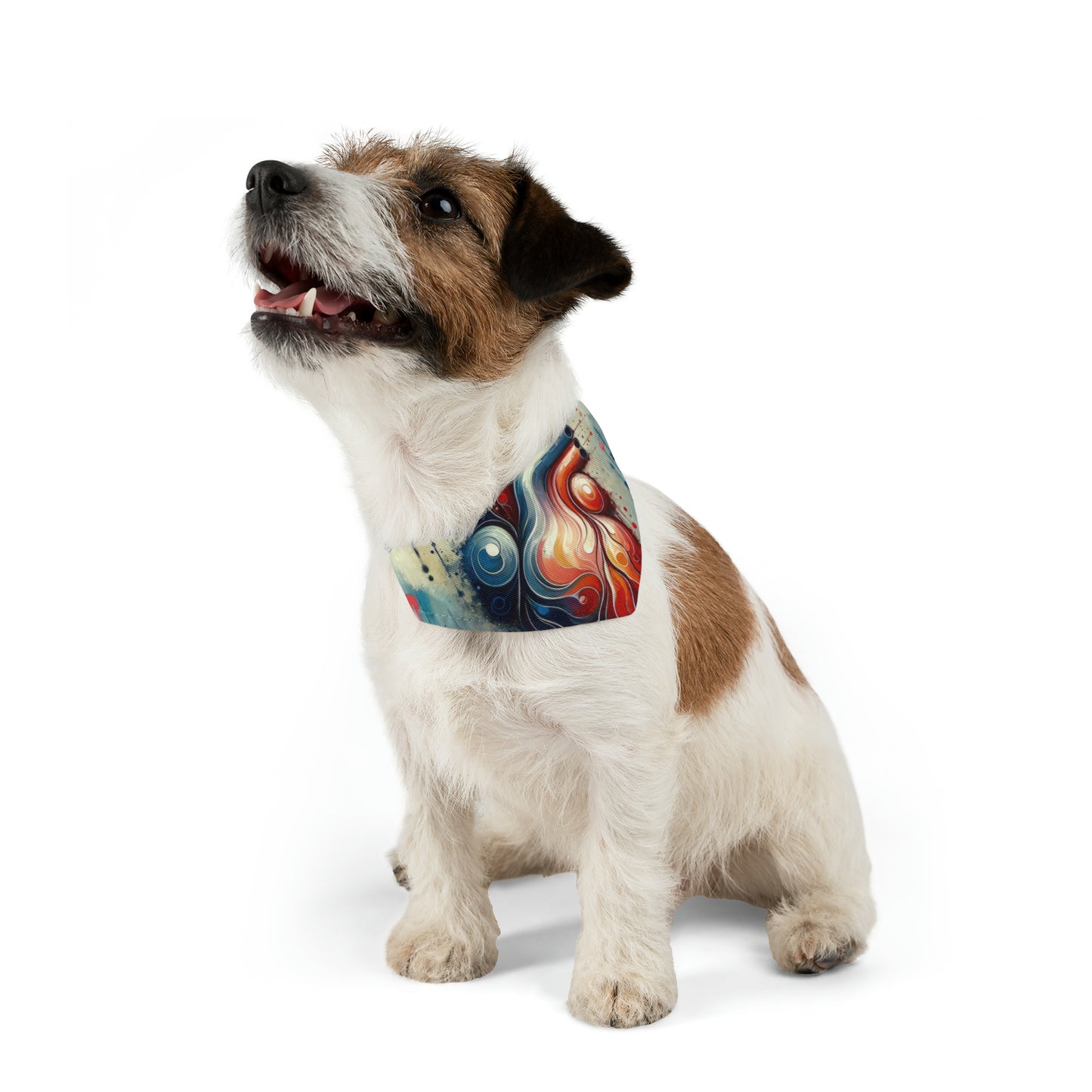 Rhythmic Heart Harmony Pet Bandana Collar