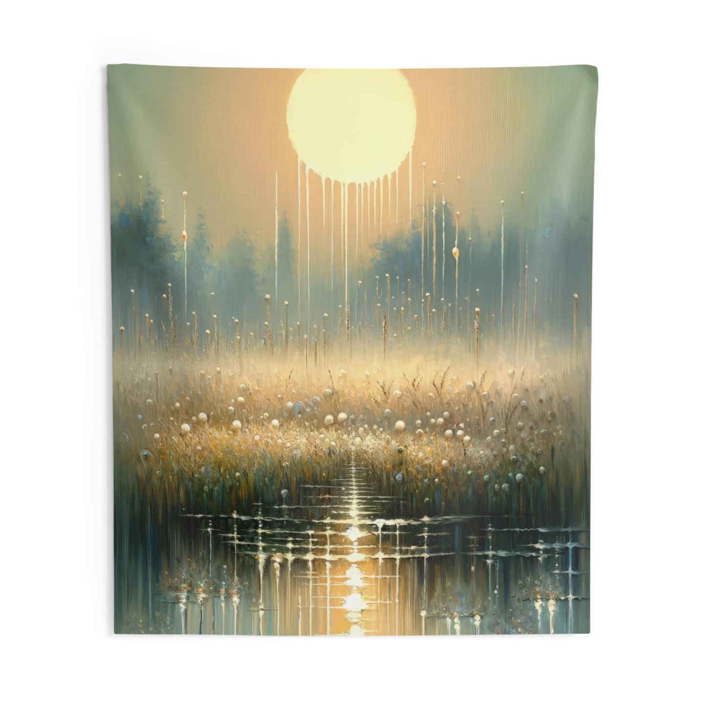 Observant Delicacy Heart Indoor Wall Tapestries