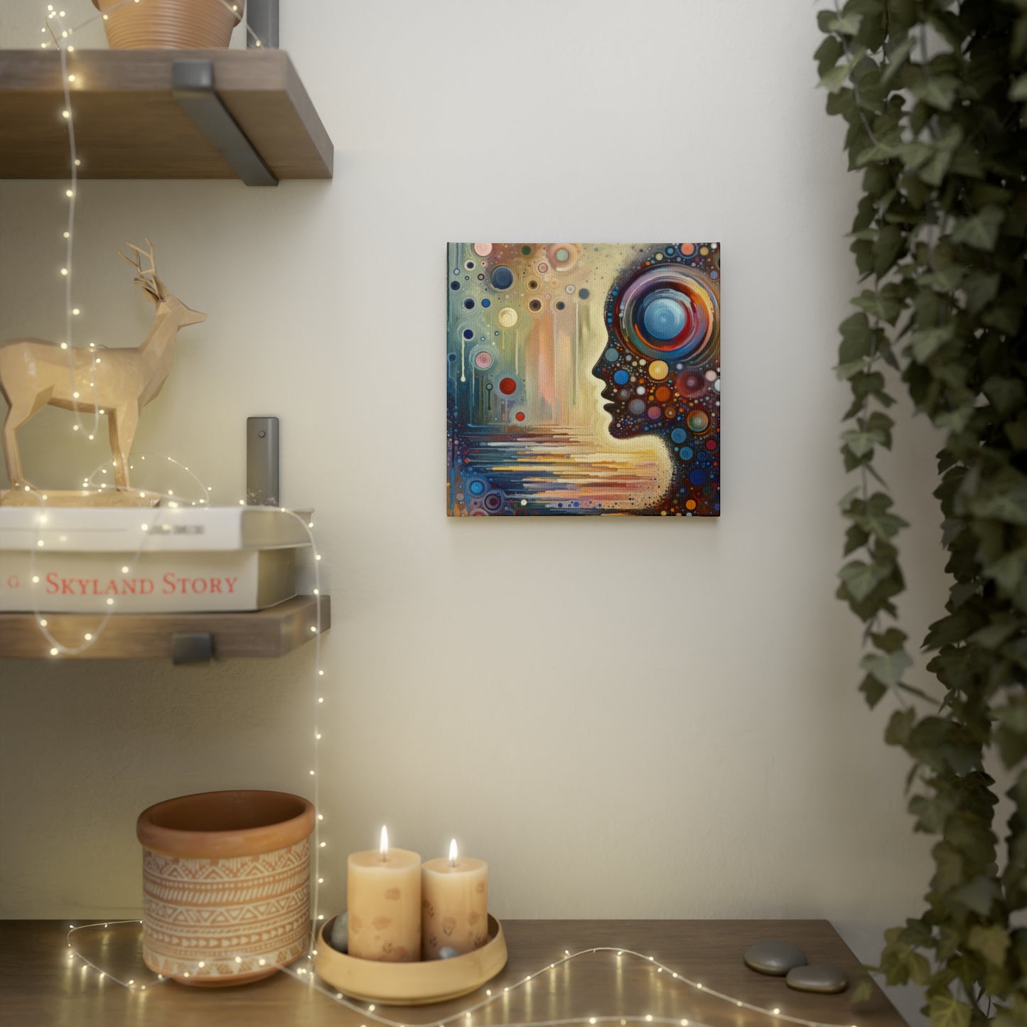 Echoed Intrinsic Universality Canvas Photo Tile