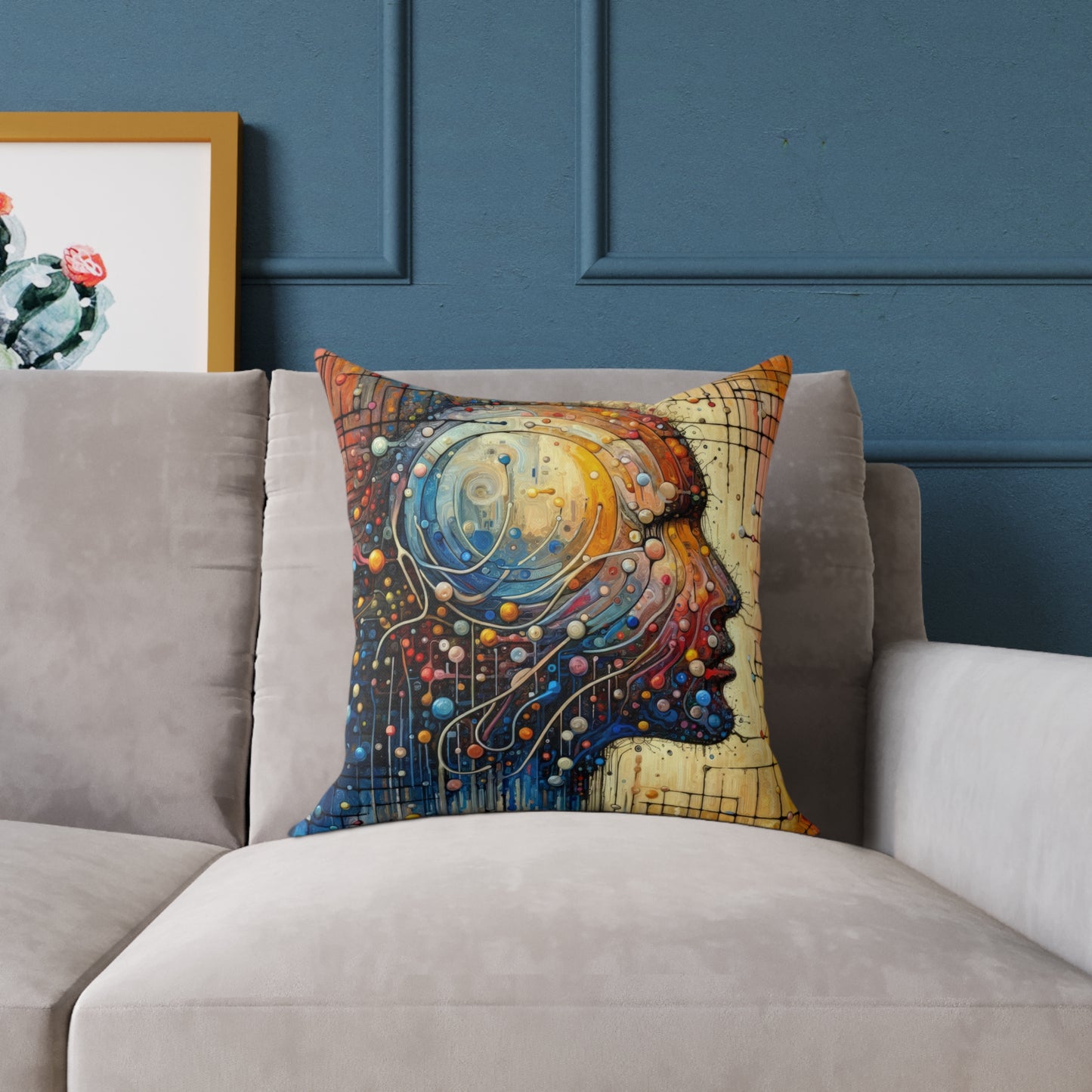 Empathy Unity Interaction Spun Polyester Pillow