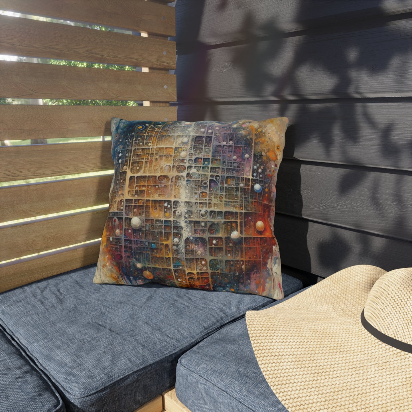 Integral Harmony Existence Outdoor Pillows
