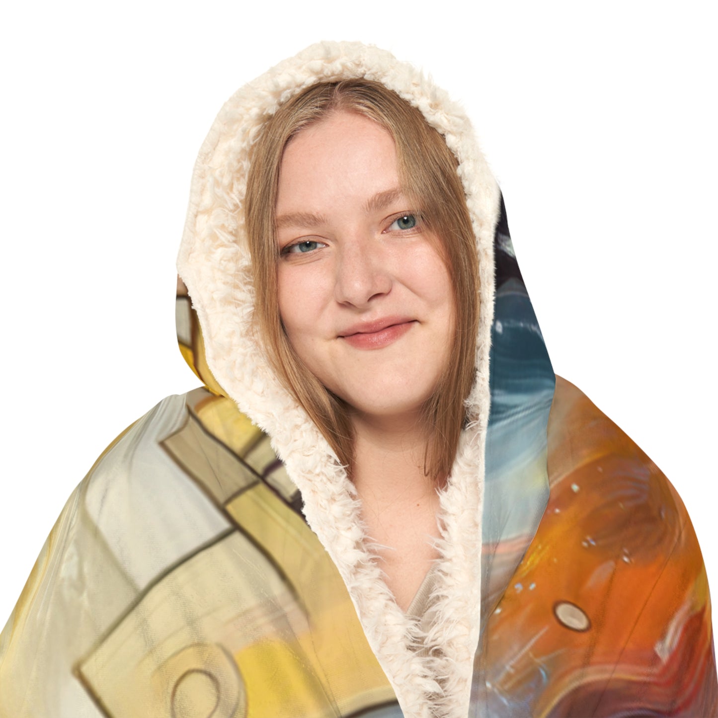 Cosmic Tachism Alchemy Snuggle Blanket