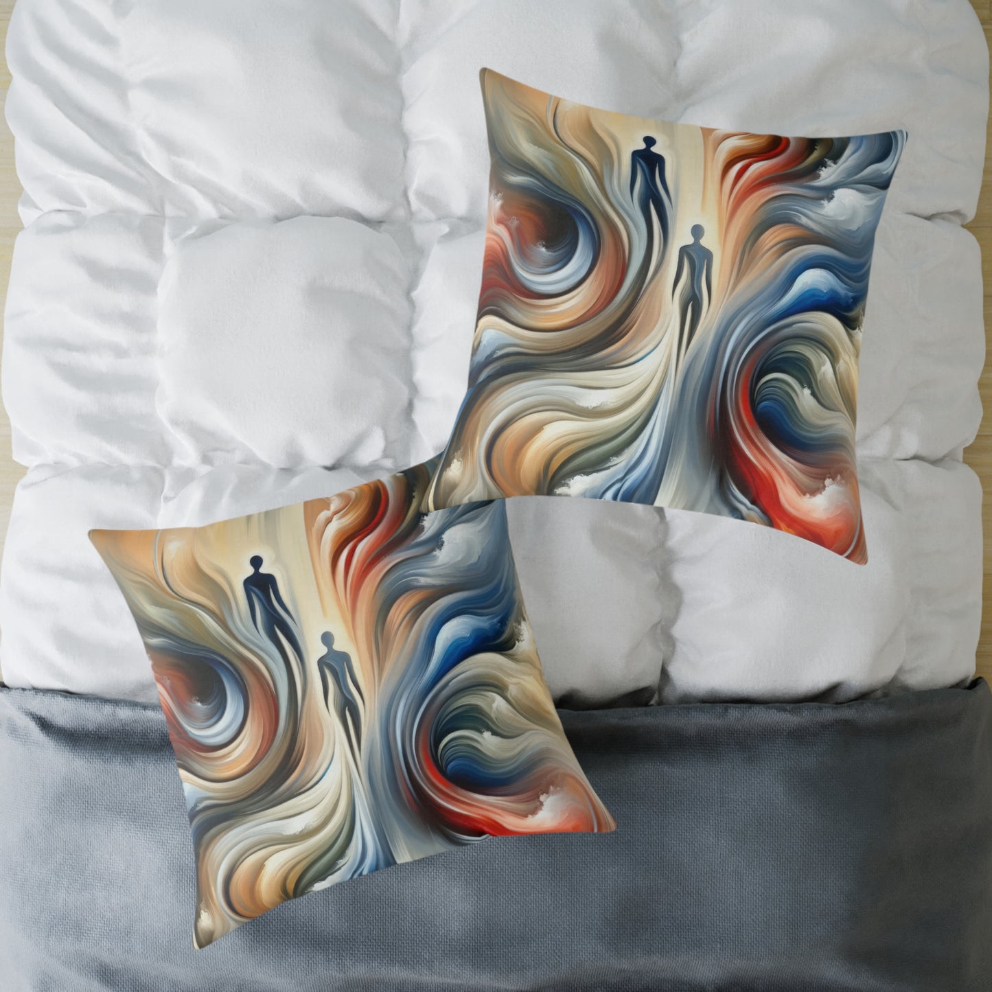 Silent Journey Recognition Spun Polyester Pillow