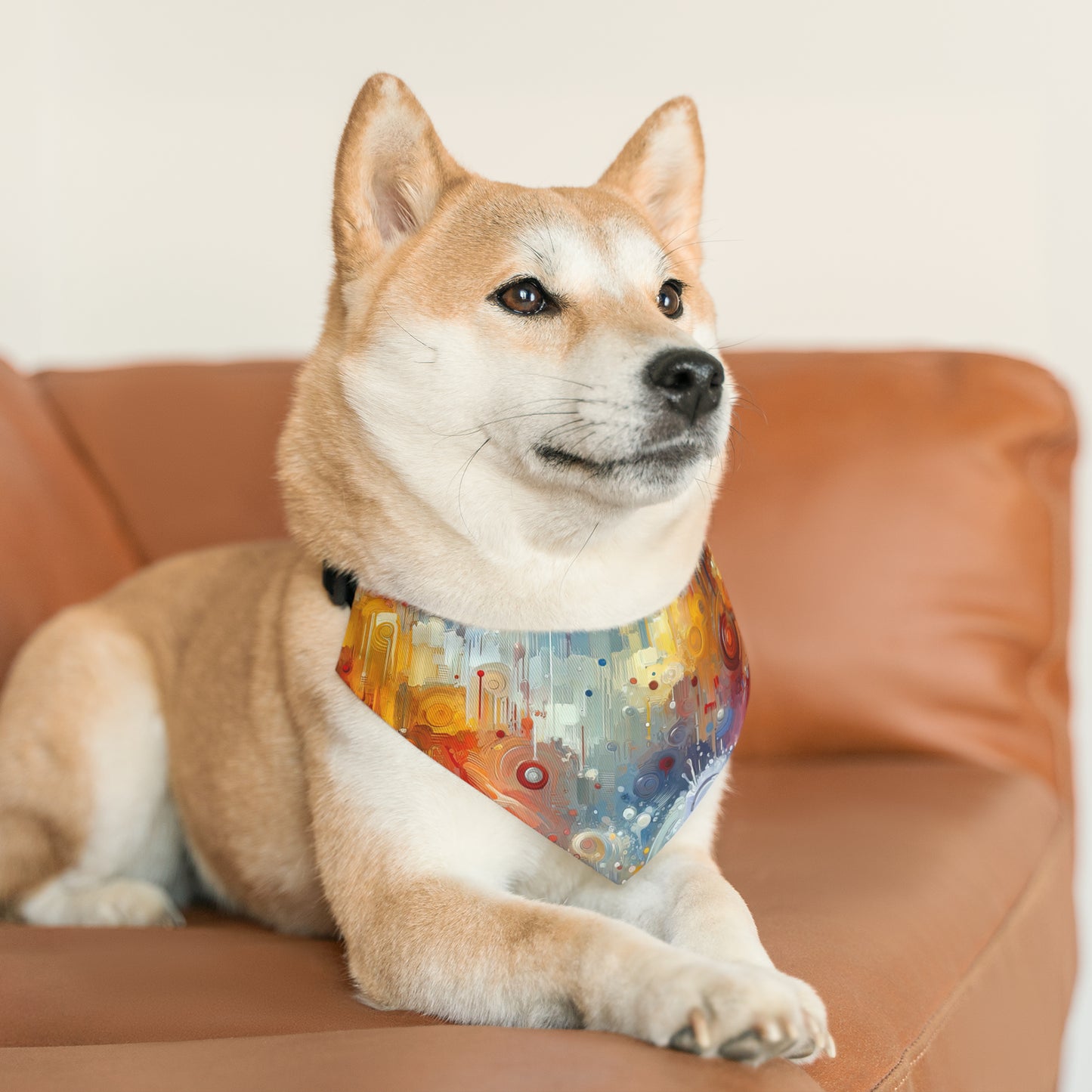 Joyous Effortless Exhale Pet Bandana Collar