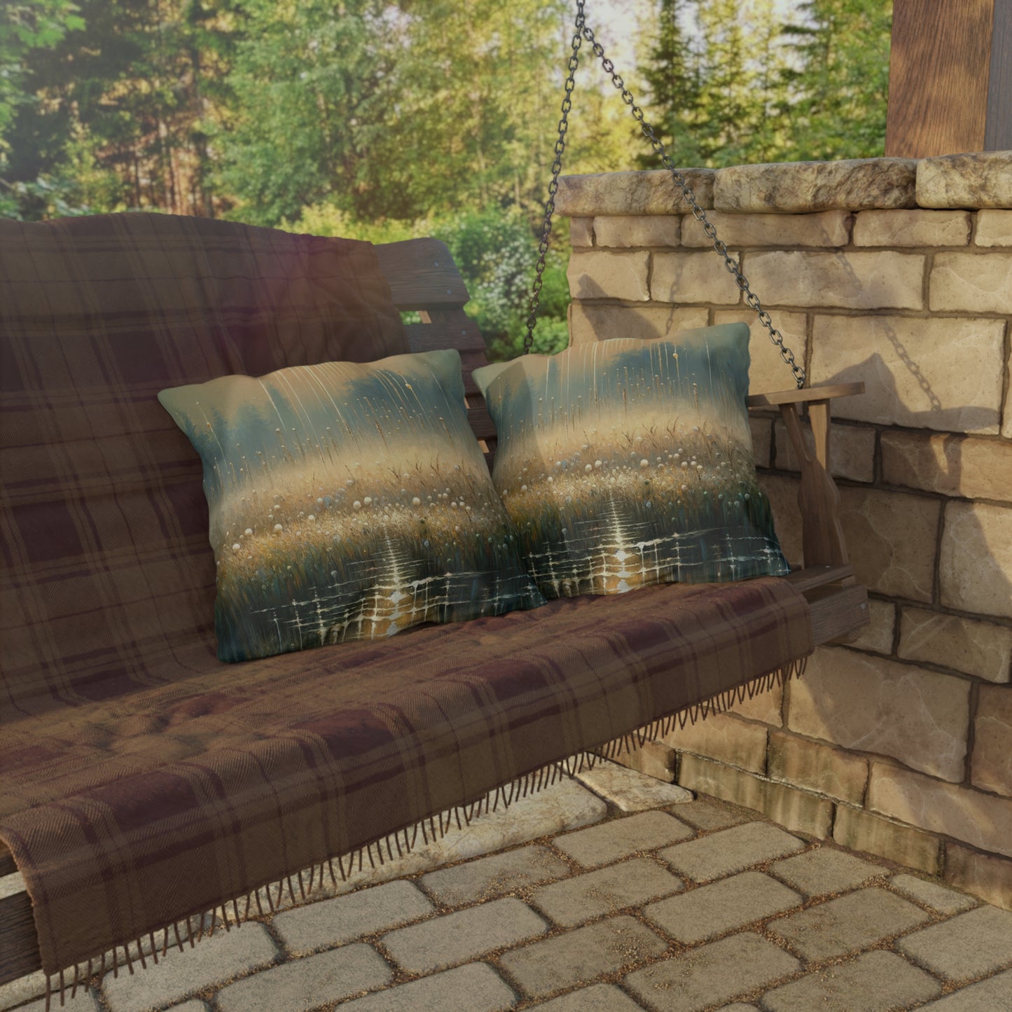 Observant Delicacy Heart Outdoor Pillows