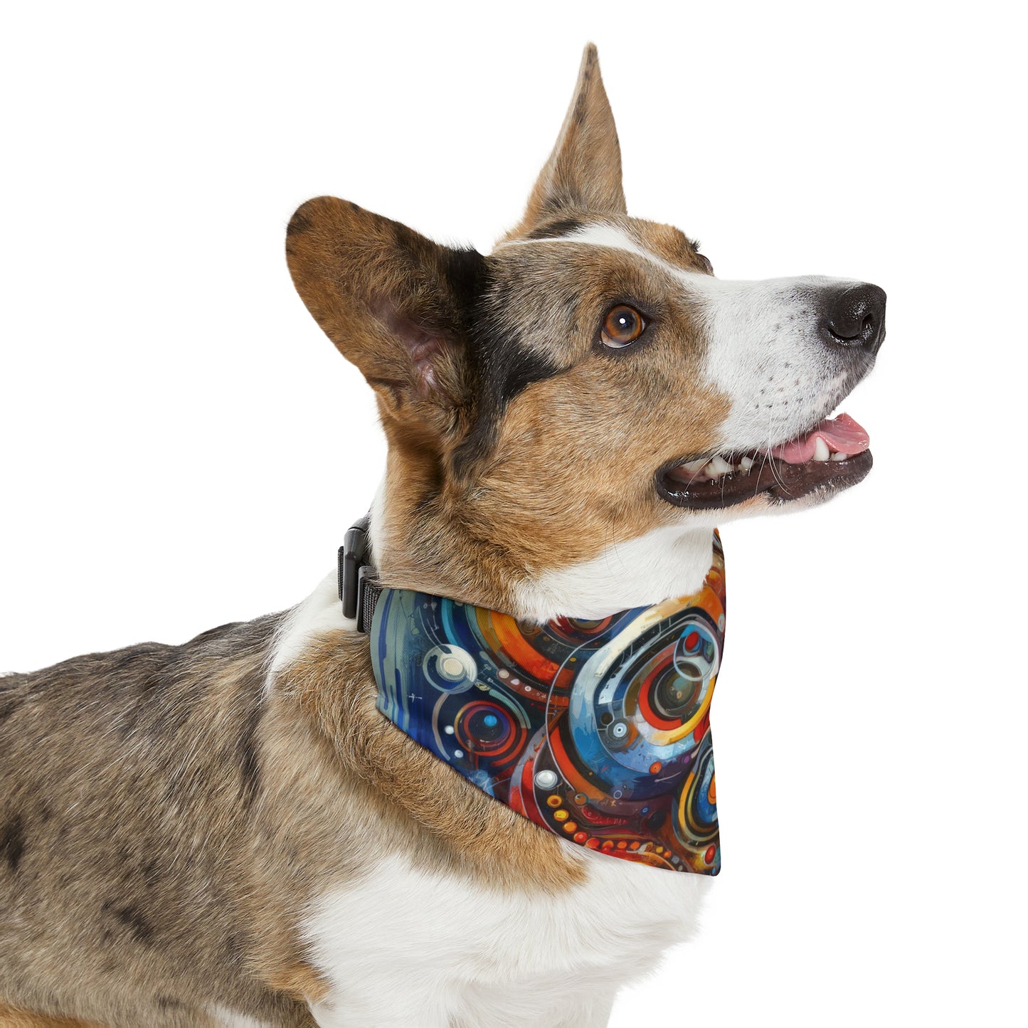 Harmonic Abstract Synergy Pet Bandana Collar