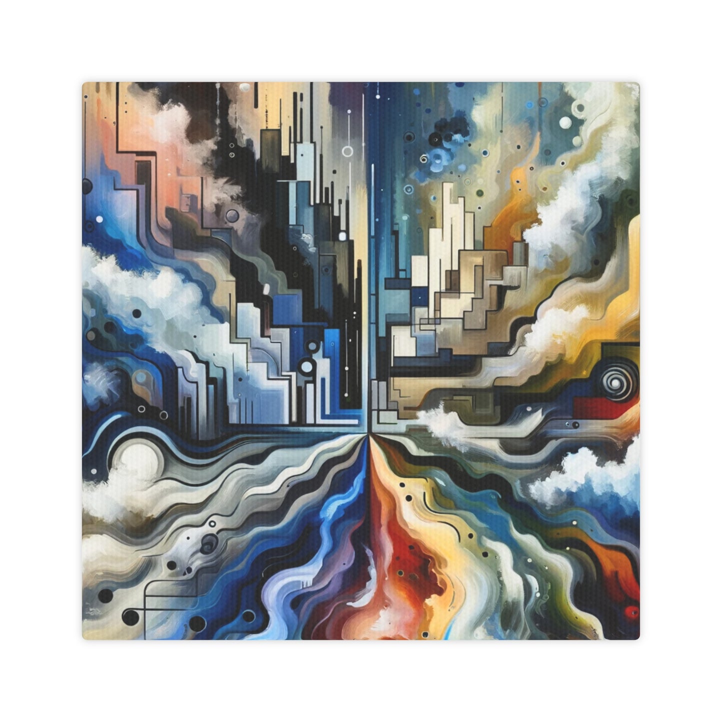 Digital Divide Navigation Canvas Photo Tile