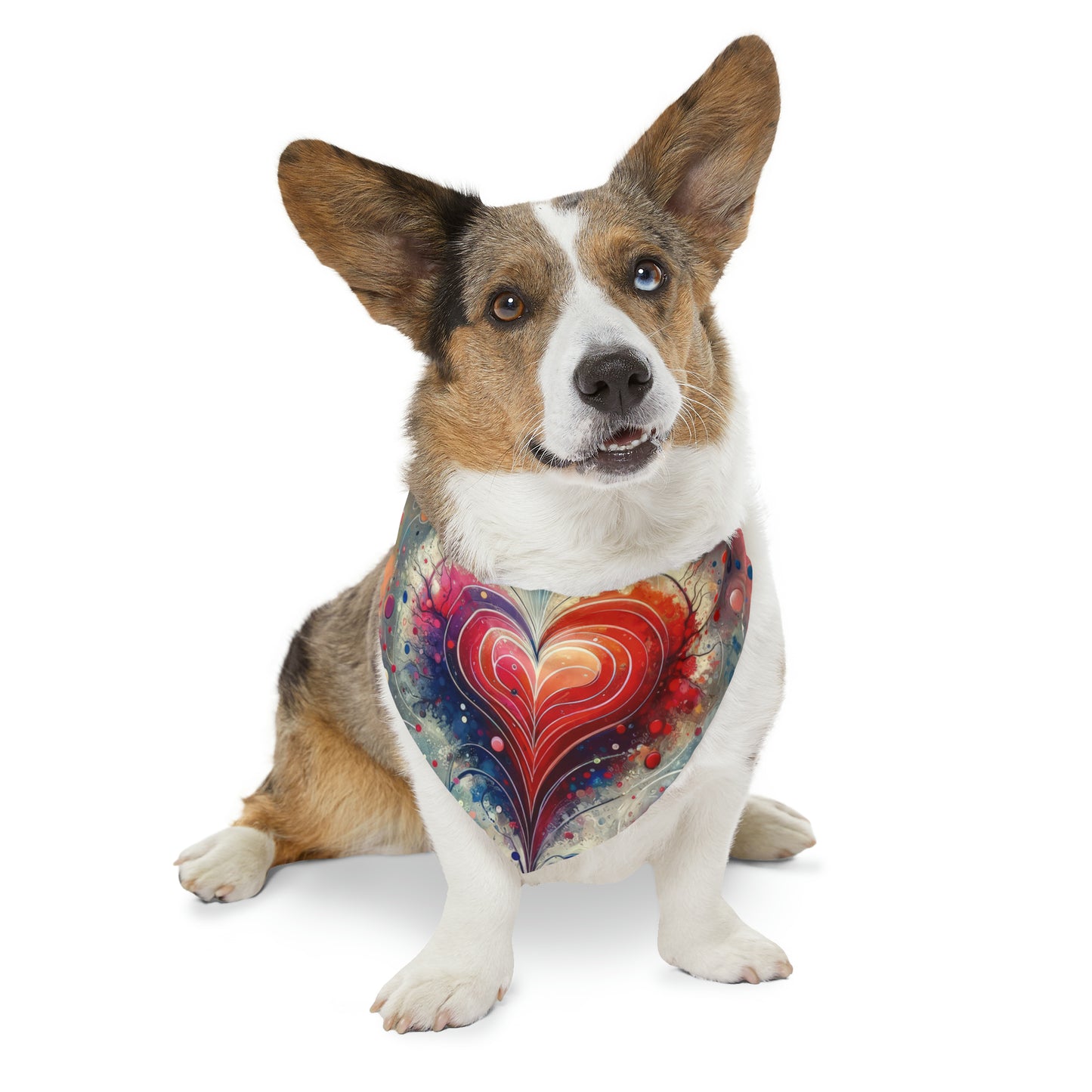 Emotional Physics Heart Pet Bandana Collar