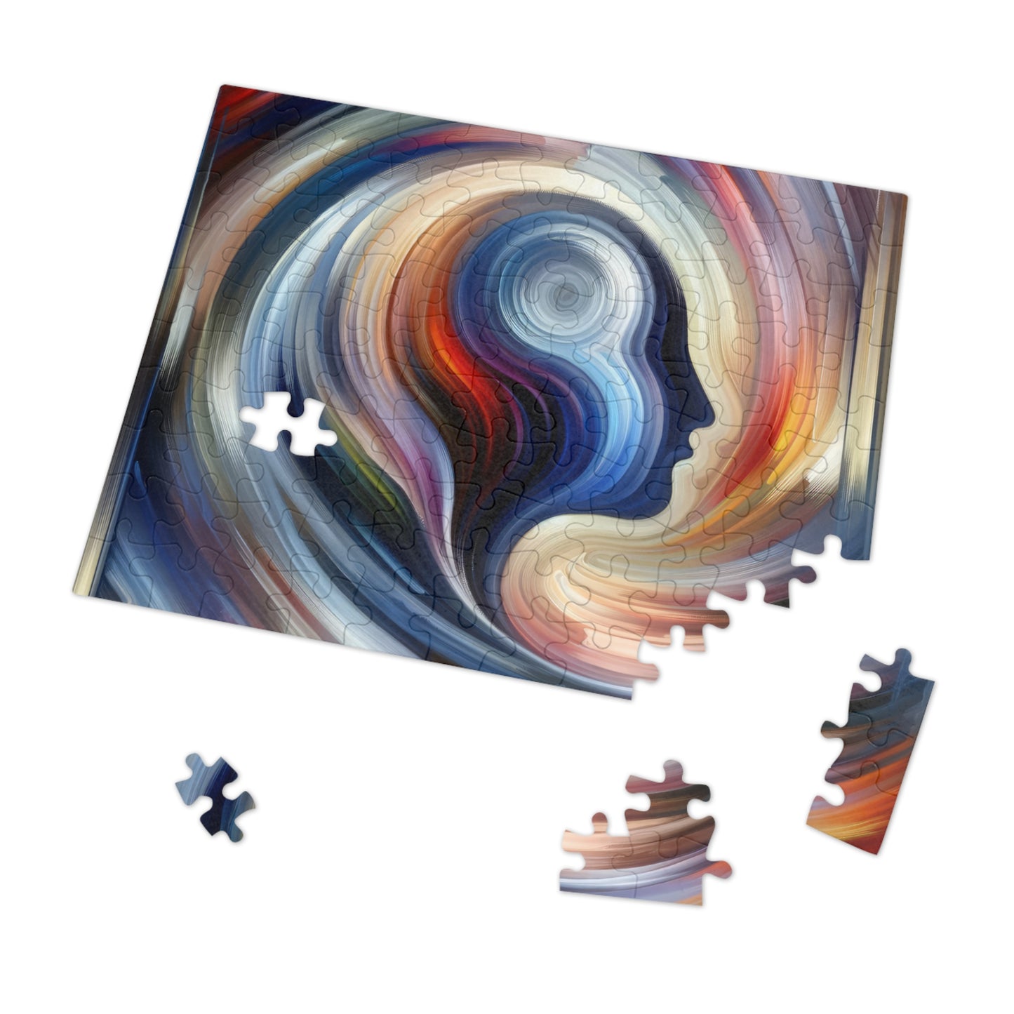 Harmonious Mindset Abstract Jigsaw Puzzle (30, 110, 252, 500,1000-Piece)