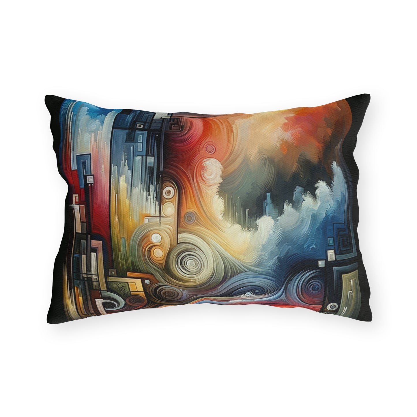 Tuning Essence Abstract Outdoor Pillows