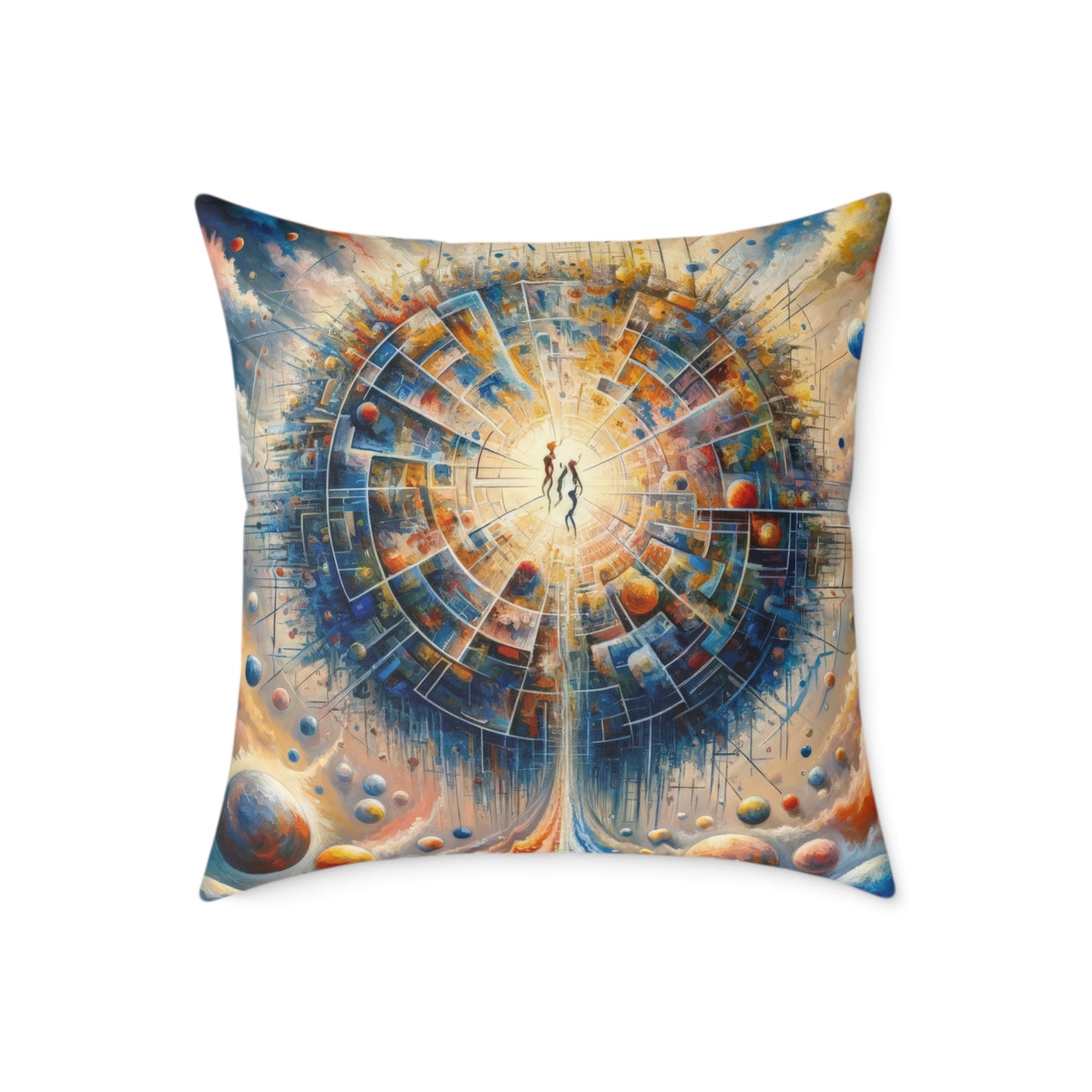 Cosmic Connection Antidote Spun Polyester Pillow