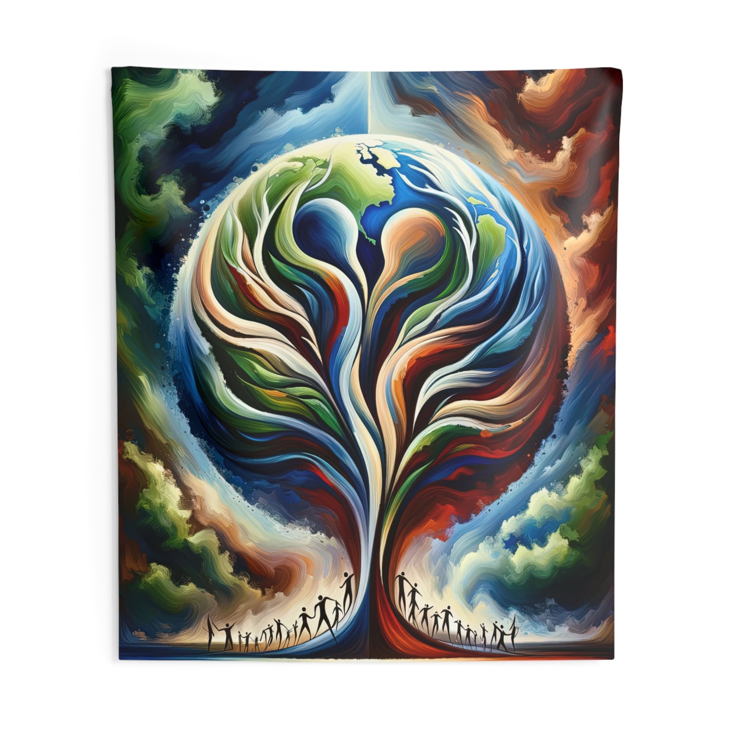 Interconnected Earth Advocates Indoor Wall Tapestries