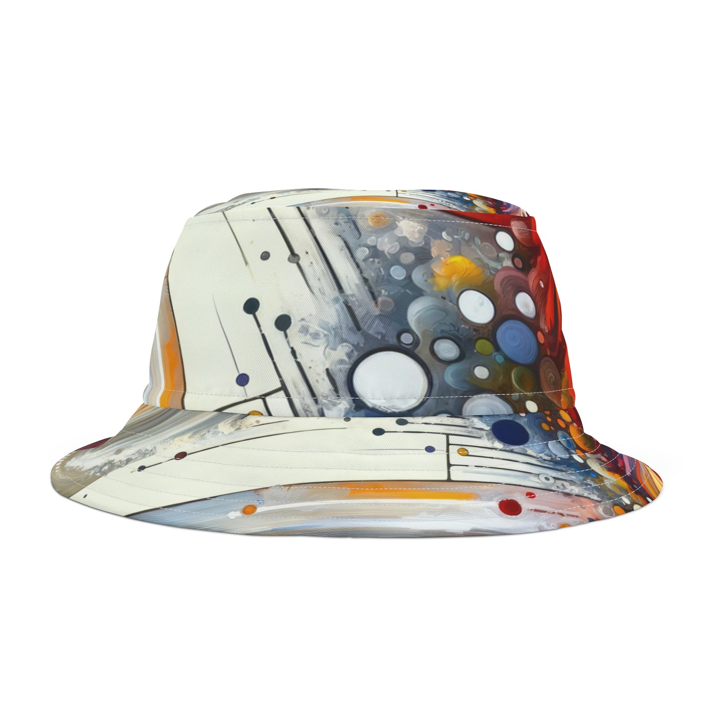 Harmonic Swirl Elegance Bucket Hat (AOP)