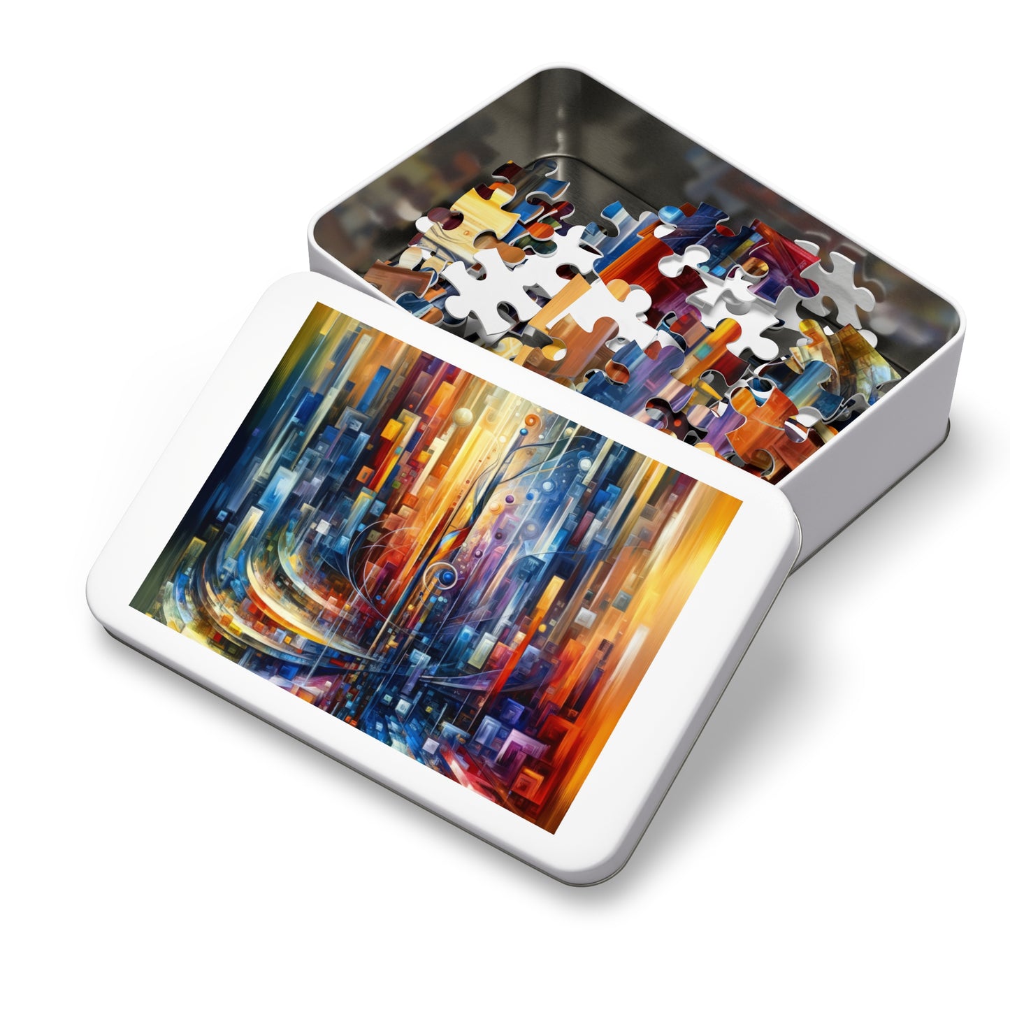 Symphonic Glass Resonance Jigsaw Puzzle (30, 110, 252, 500,1000-Piece)