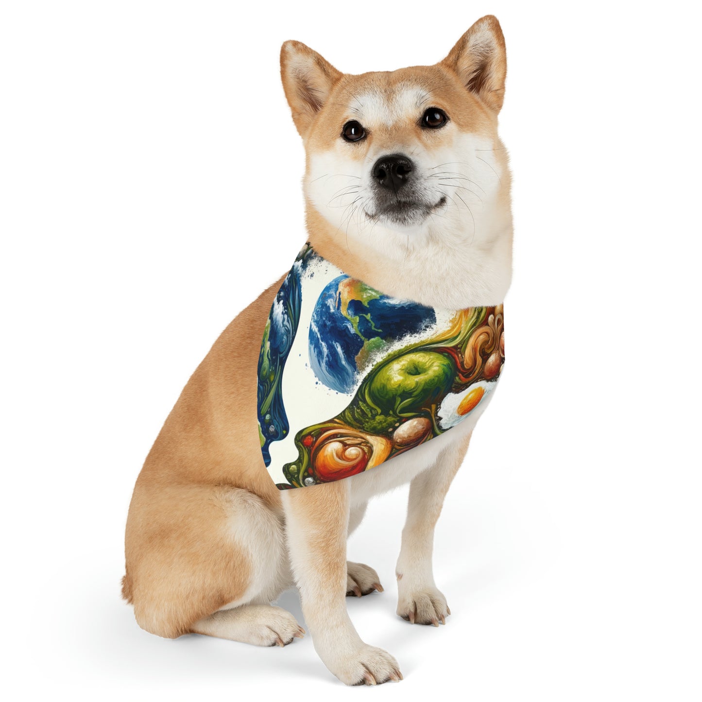 Earthly Dialogue Feast Pet Bandana Collar