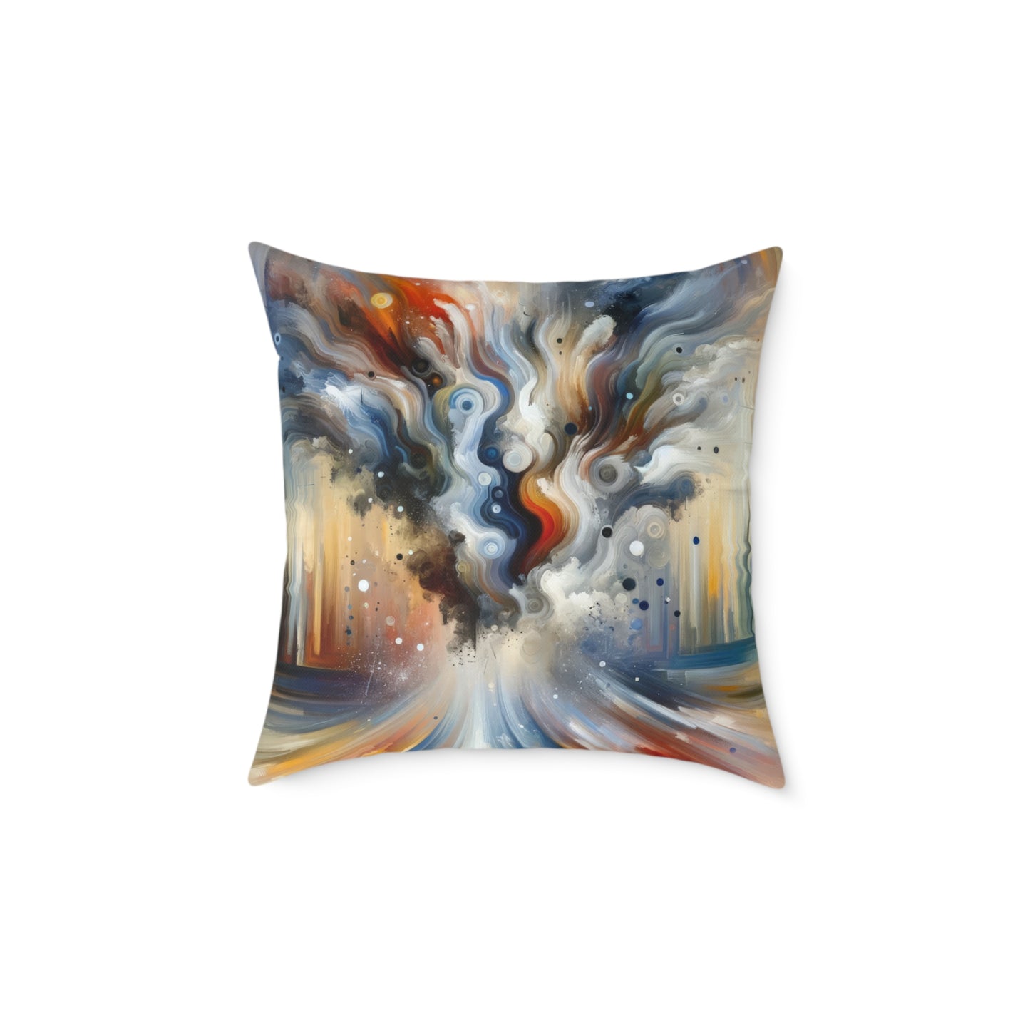 Dynamic External Influence Spun Polyester Pillow