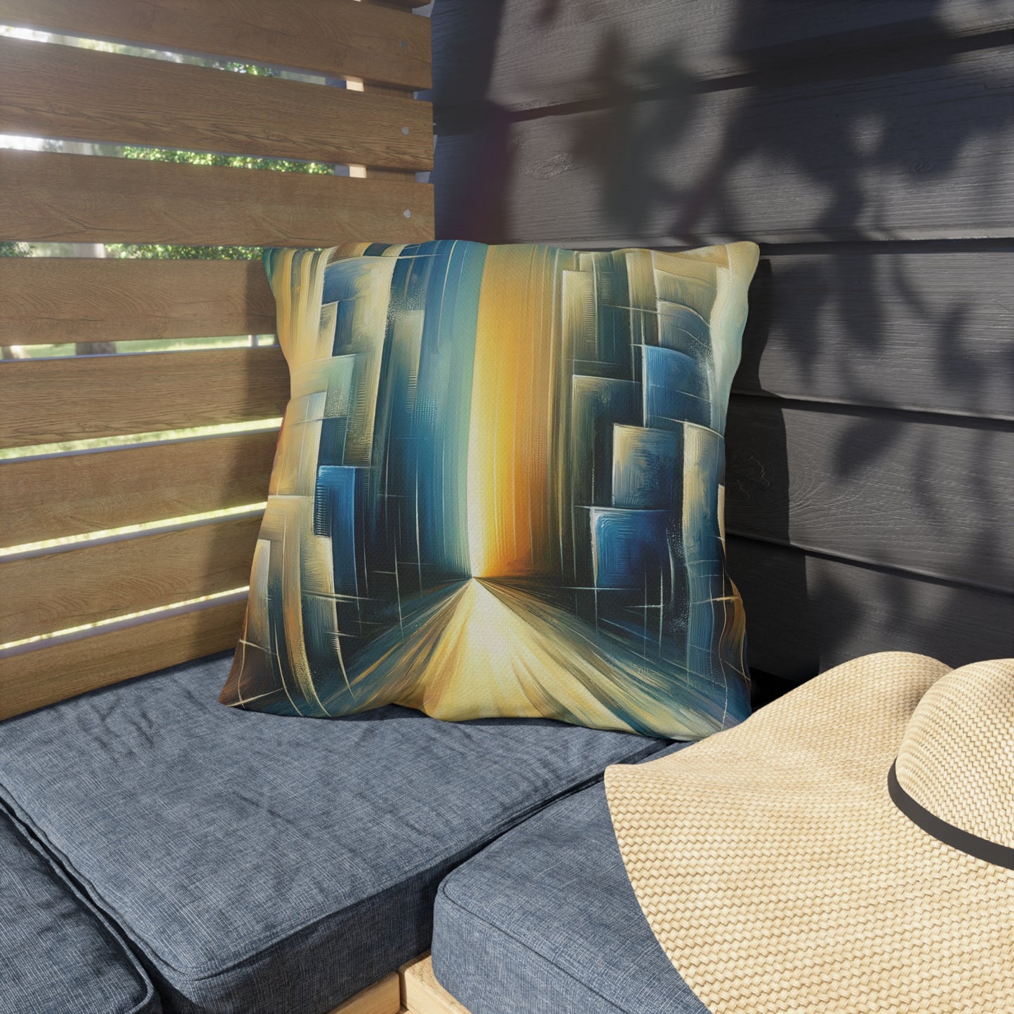 Echoes Dissolving Light Outdoor Pillows