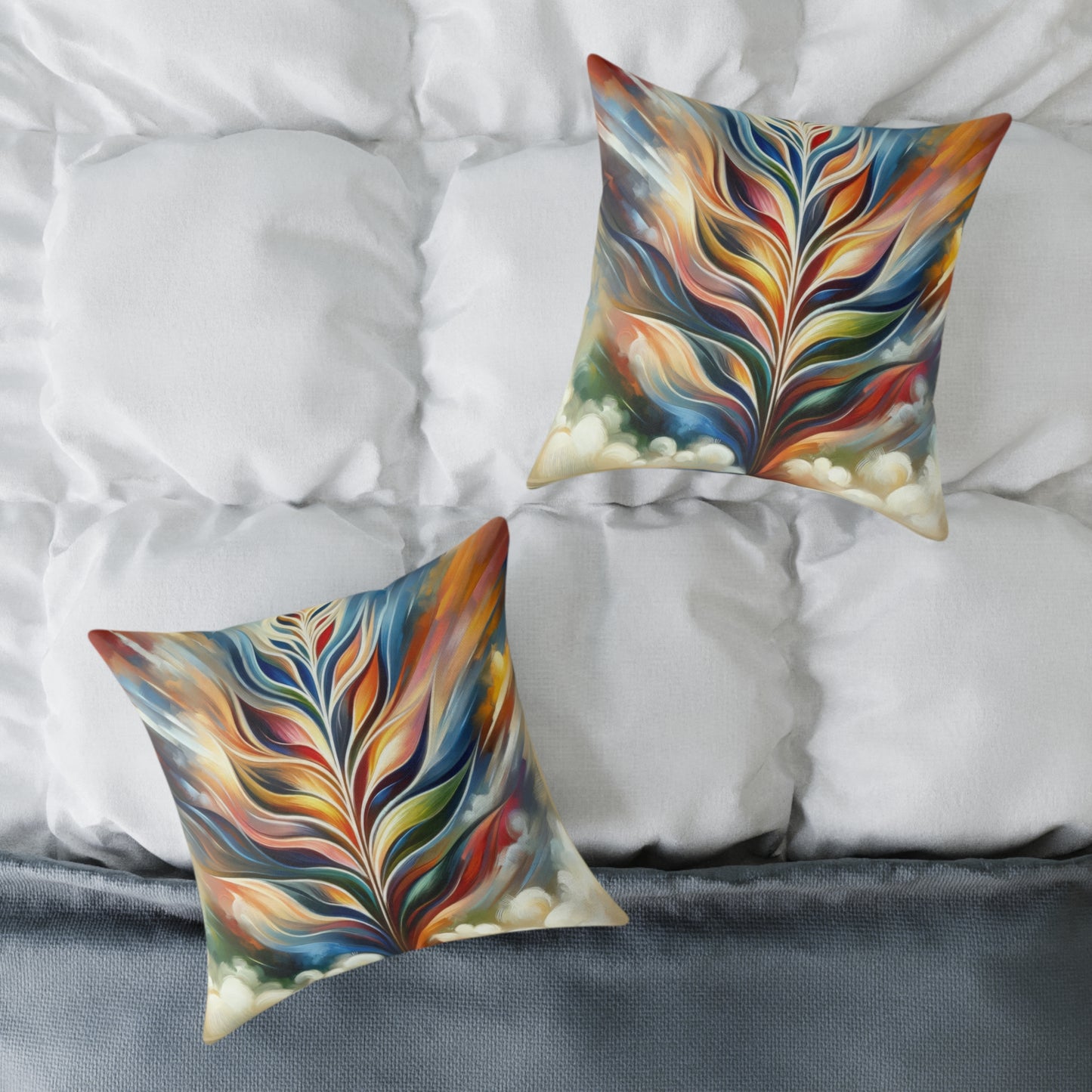 Sovereign Radiance Cultivation Spun Polyester Pillow