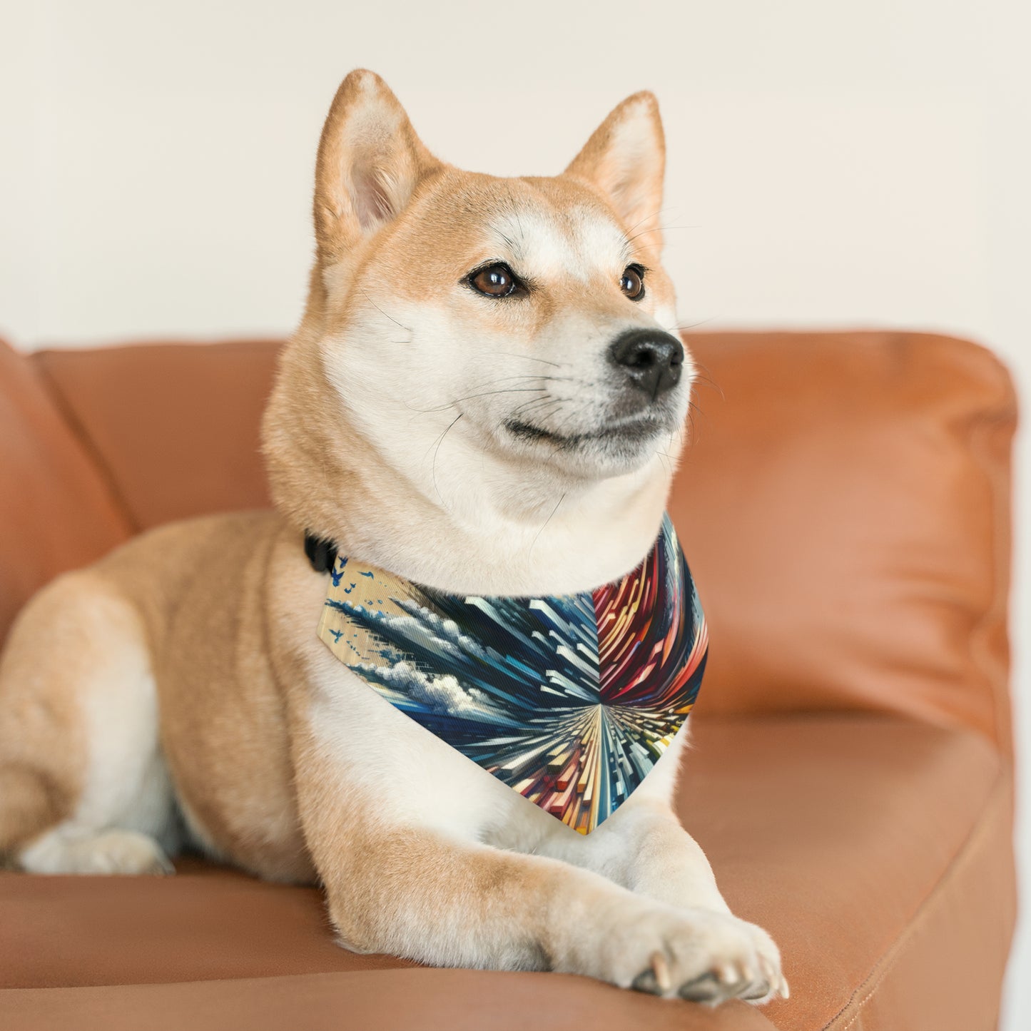 Rapid Perspective Shift Pet Bandana Collar