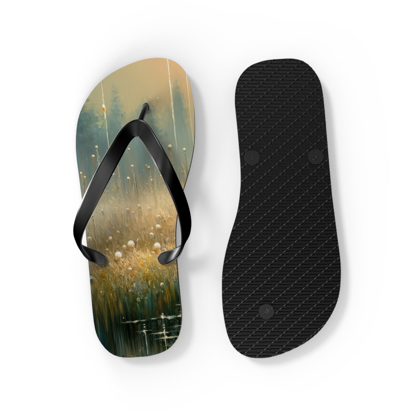 Observant Delicacy Heart Flip Flops