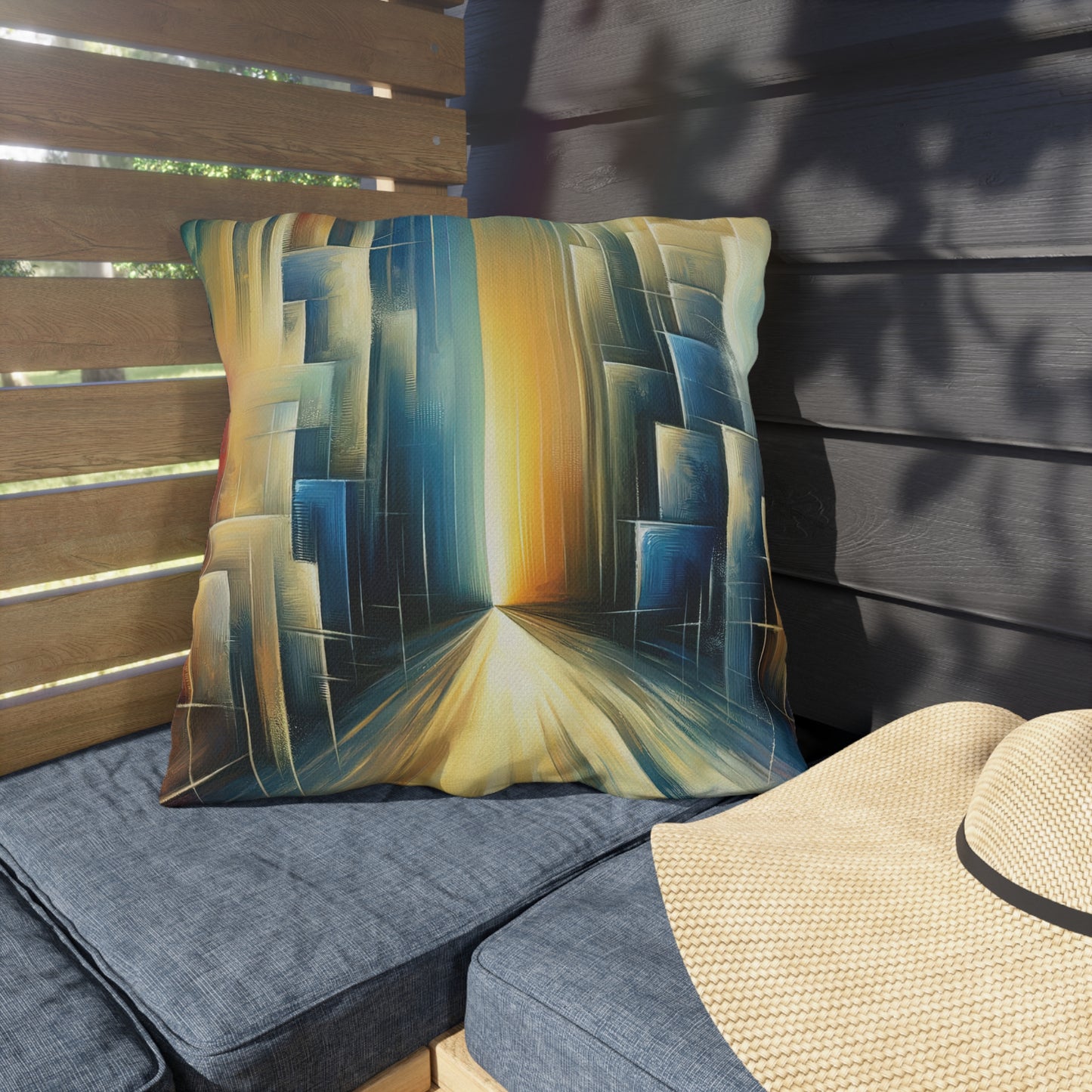 Echoes Dissolving Light Outdoor Pillows