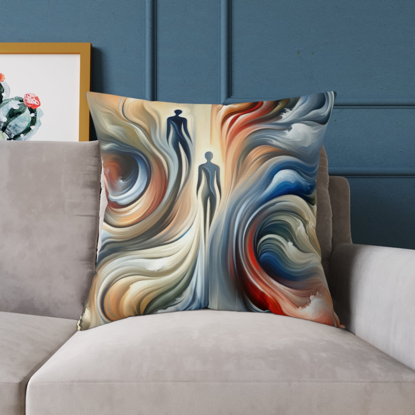 Silent Journey Recognition Spun Polyester Pillow