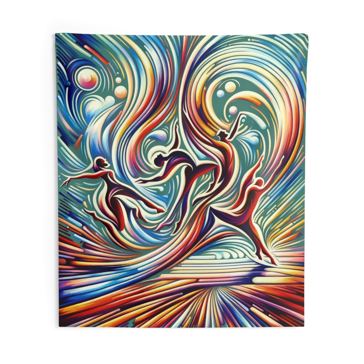 Choreographic Mindful Tachism Indoor Wall Tapestries