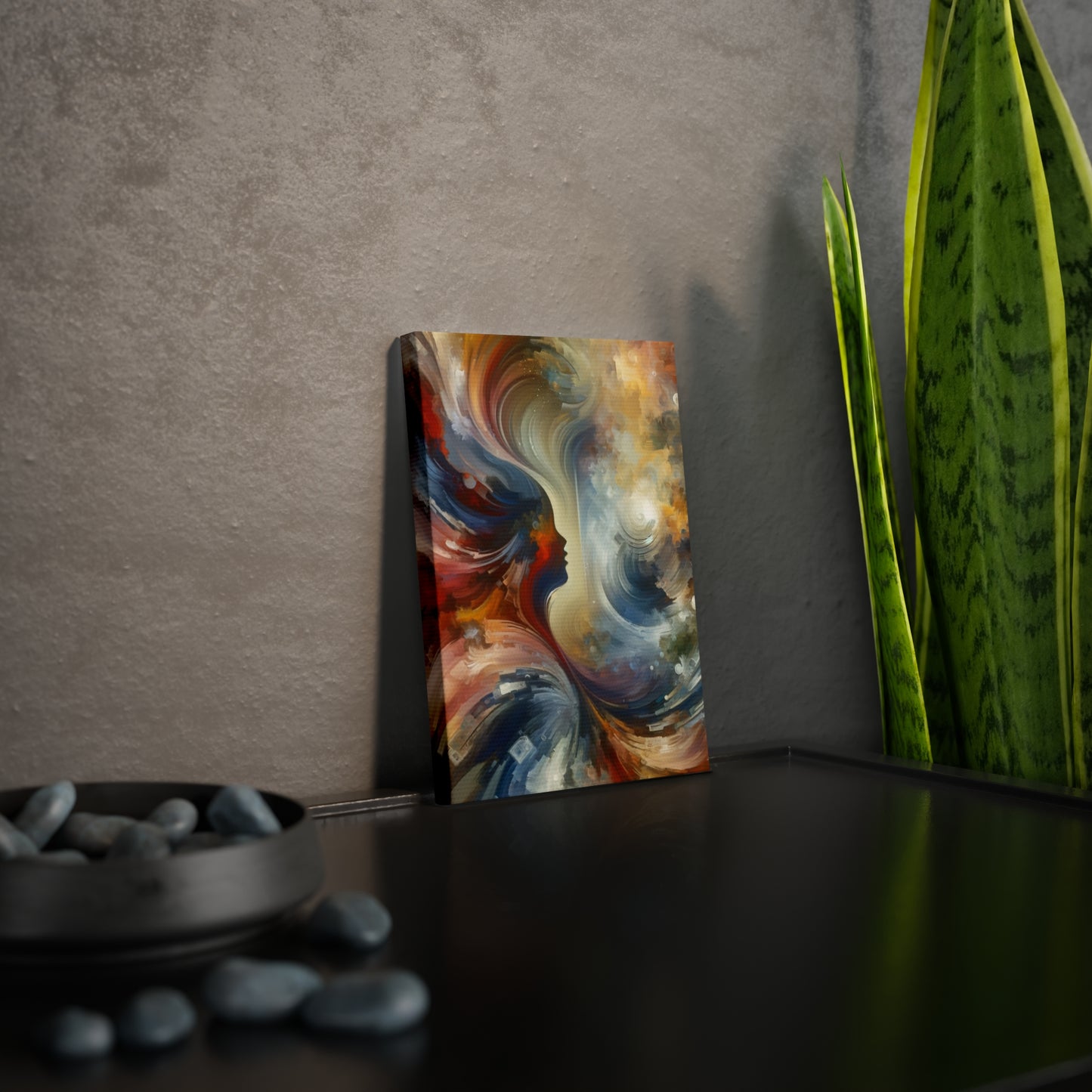 Embracing Sovereign Reflectivity Canvas Photo Tile