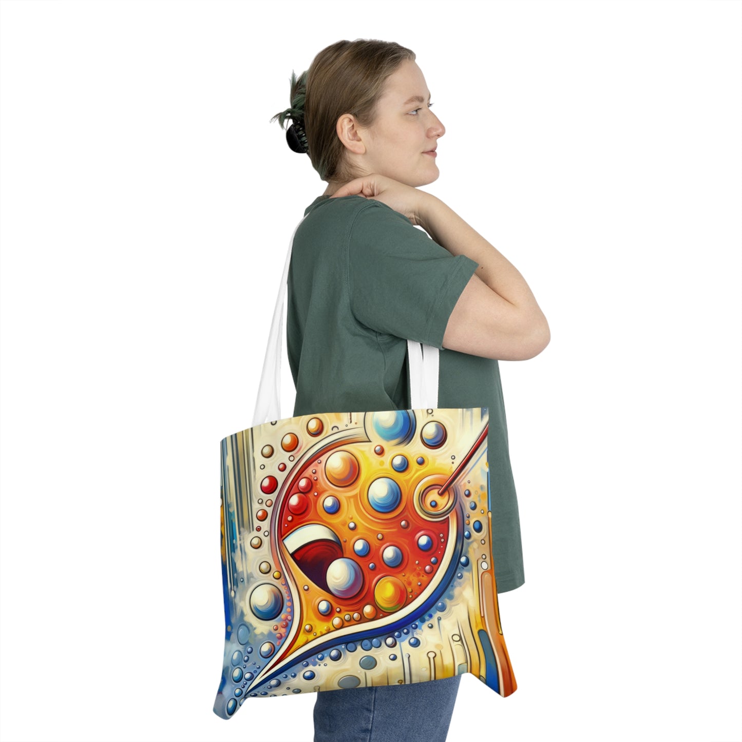 Humorous Dialogue Gateway Shoulder Tote Bag (AOP)