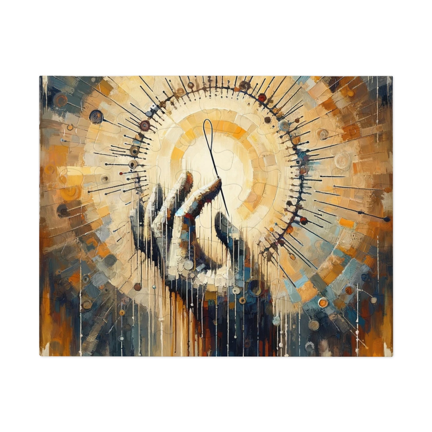 Sovereign Reflective Tachism Jigsaw Puzzle (30, 110, 252, 500,1000-Piece)