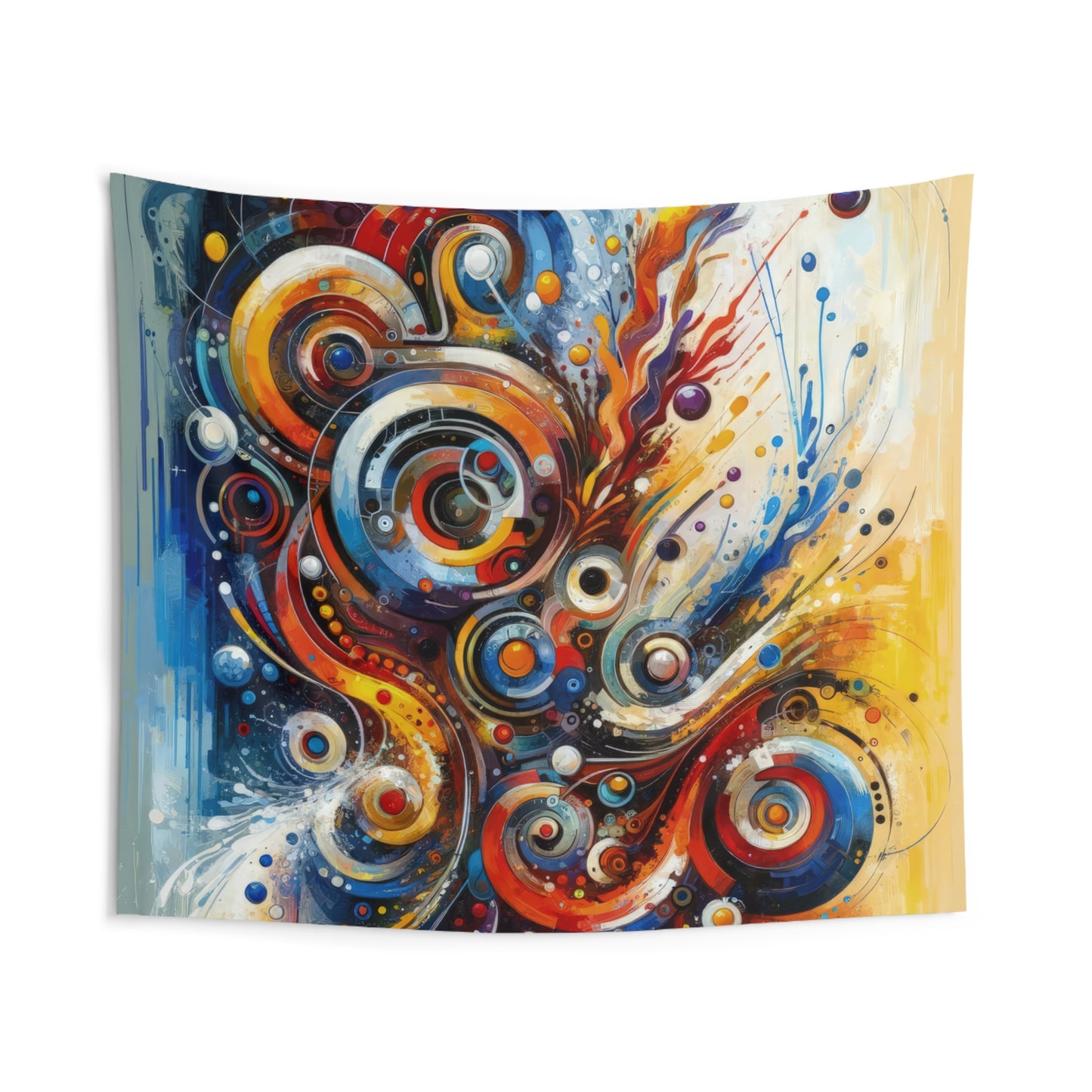 Harmonic Abstract Synergy Indoor Wall Tapestries