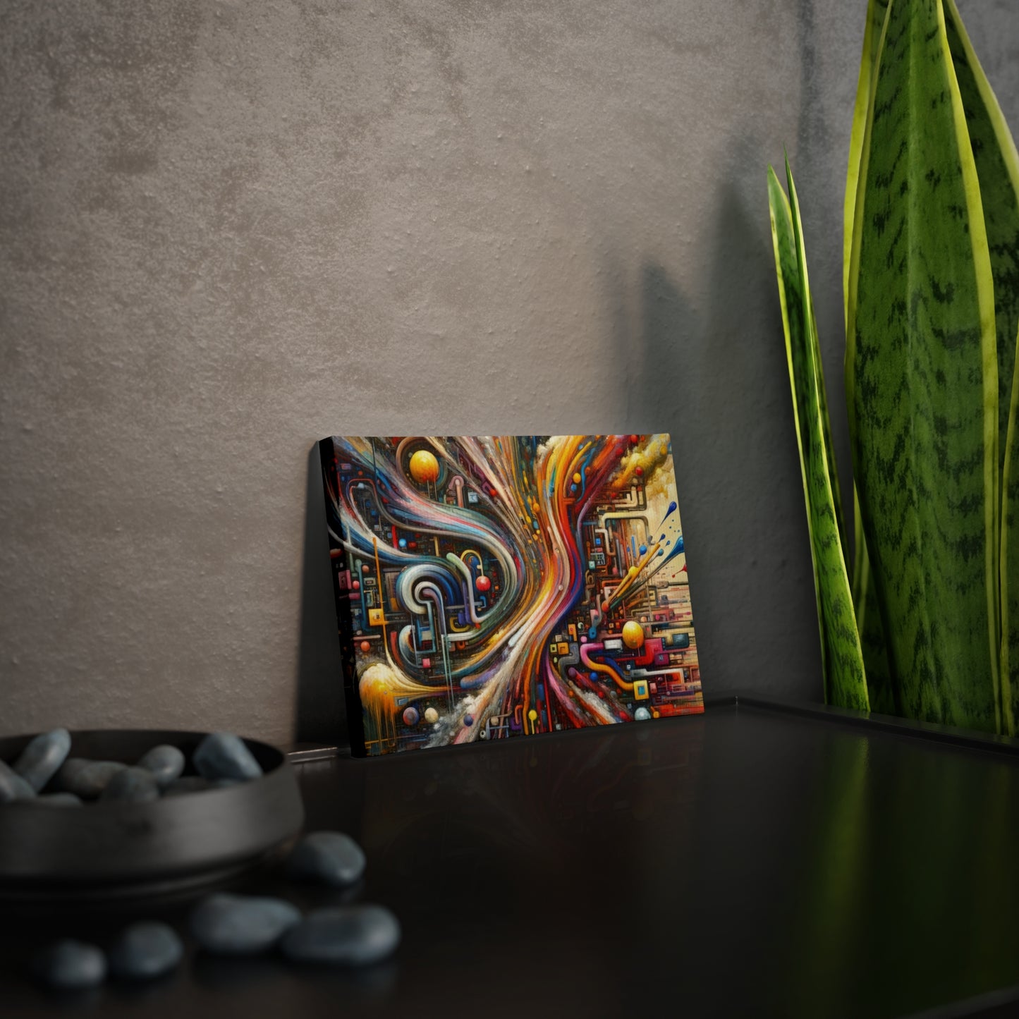 Information Bottleneck Cascade Canvas Photo Tile